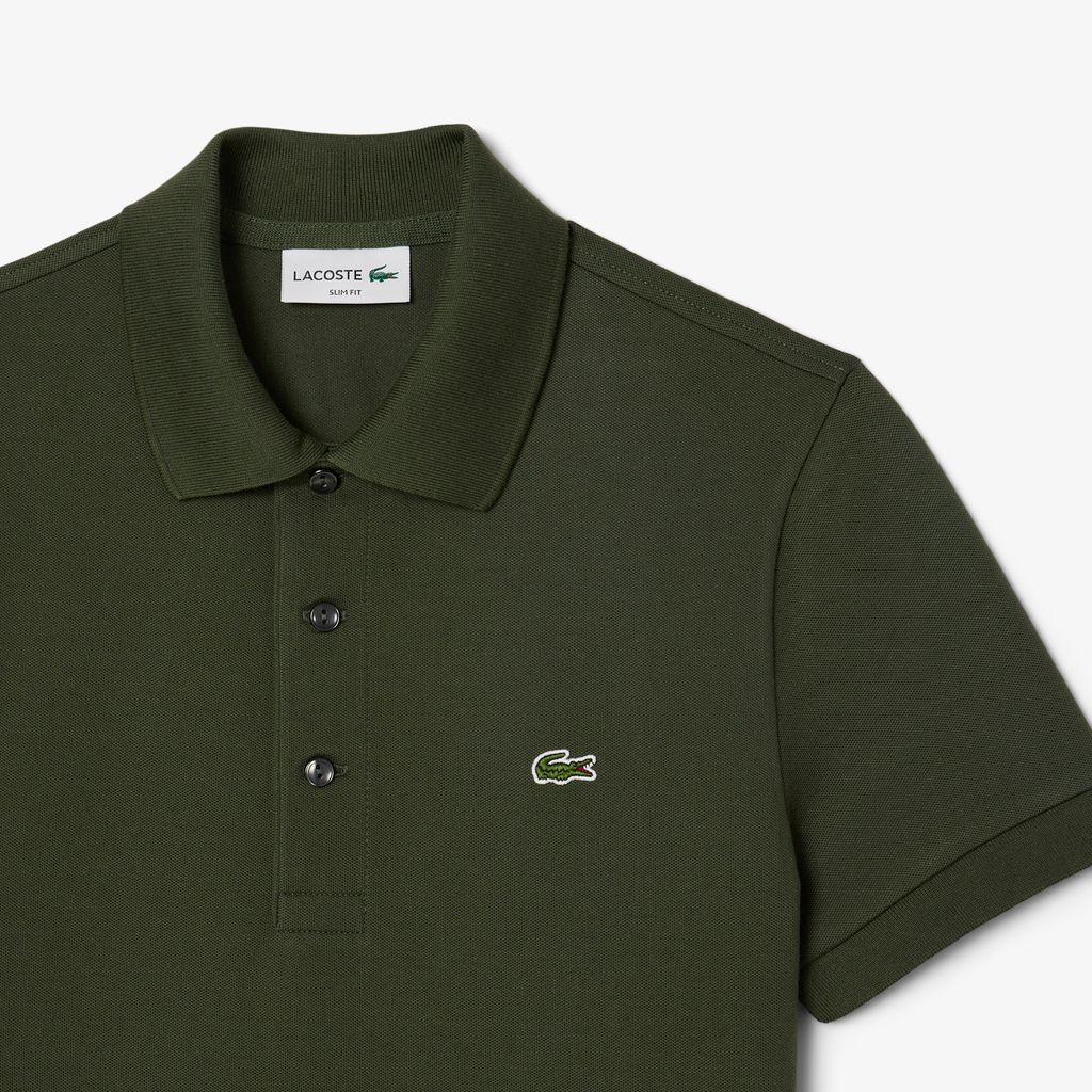 Áo Polo Lacoste Nam Piqué Ôm Dáng Co Dãn