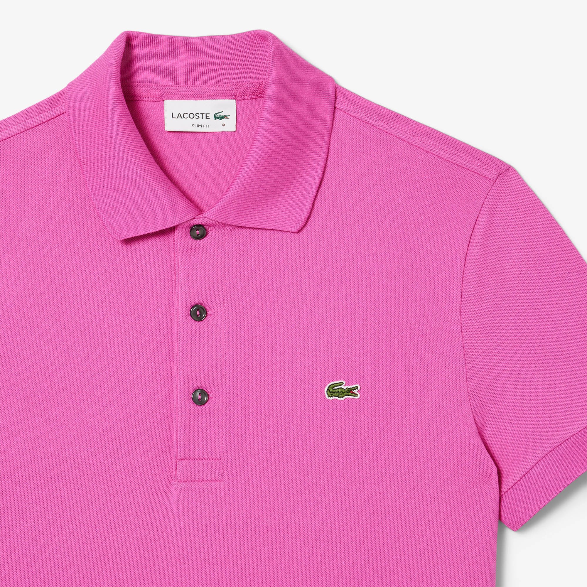 Áo Polo Lacoste Nam Piqué Ôm Dáng Co Dãn