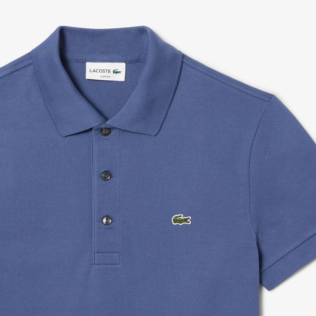 Áo Polo Lacoste Nam Piqué Ôm Dáng Co Dãn