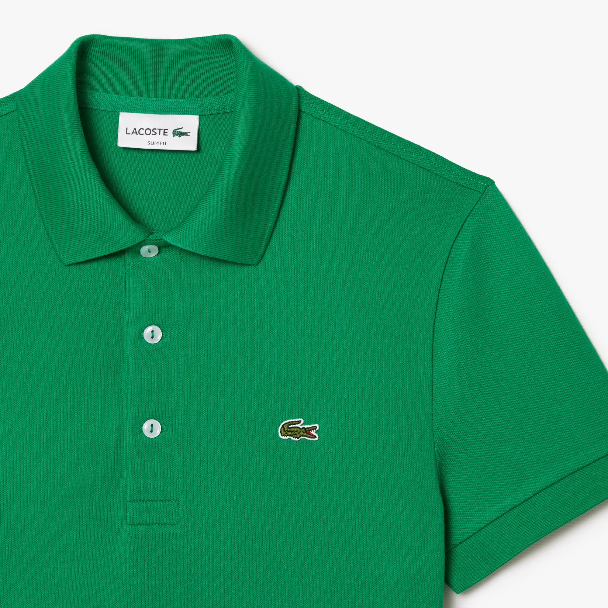 Áo Polo Lacoste Nam Piqué Ôm Dáng Co Dãn