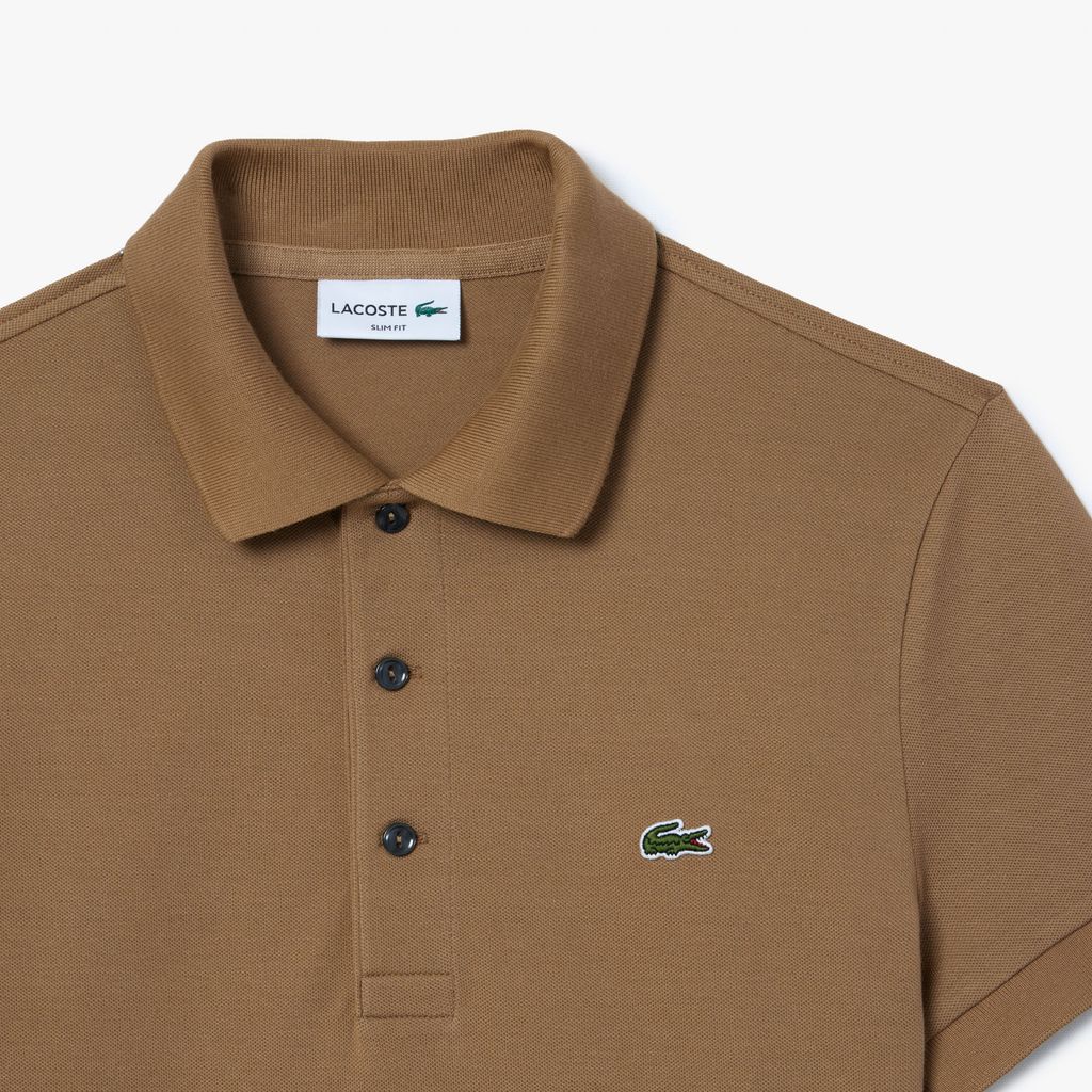 Áo Polo Lacoste Nam Piqué Ôm Dáng Co Dãn
