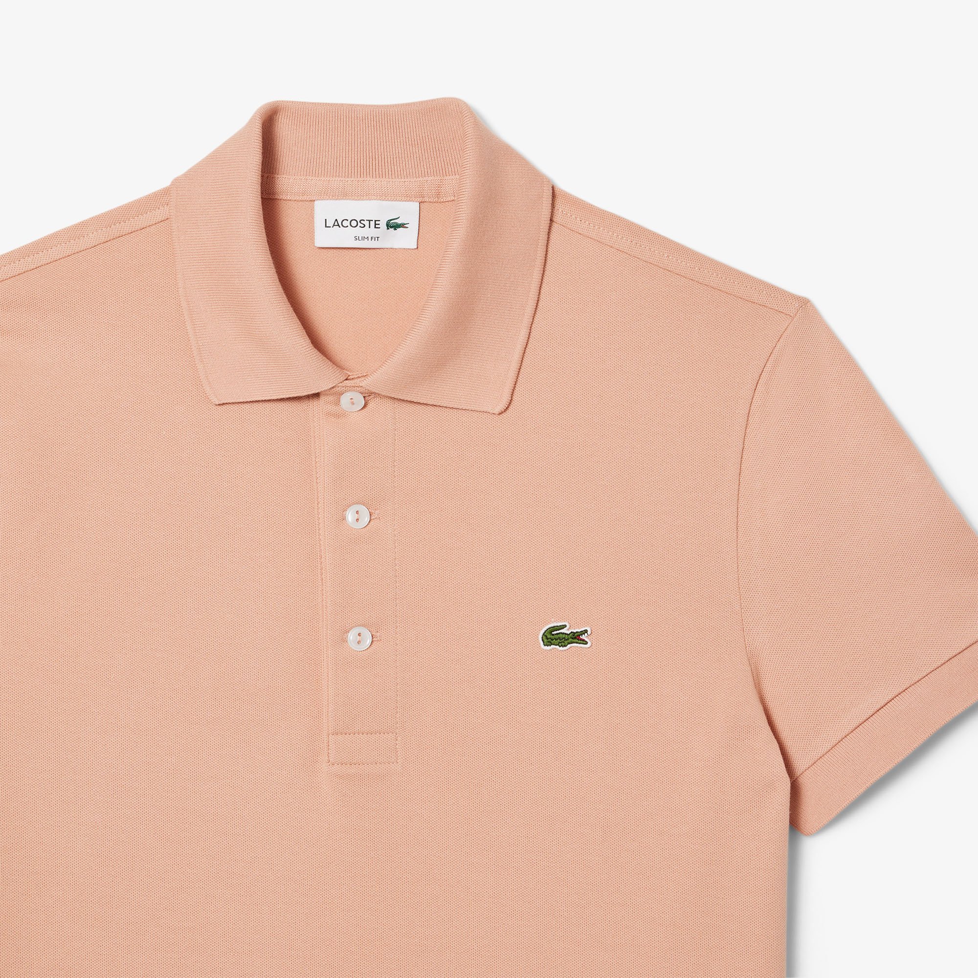 Áo Polo Lacoste Nam Piqué Ôm Dáng Co Dãn