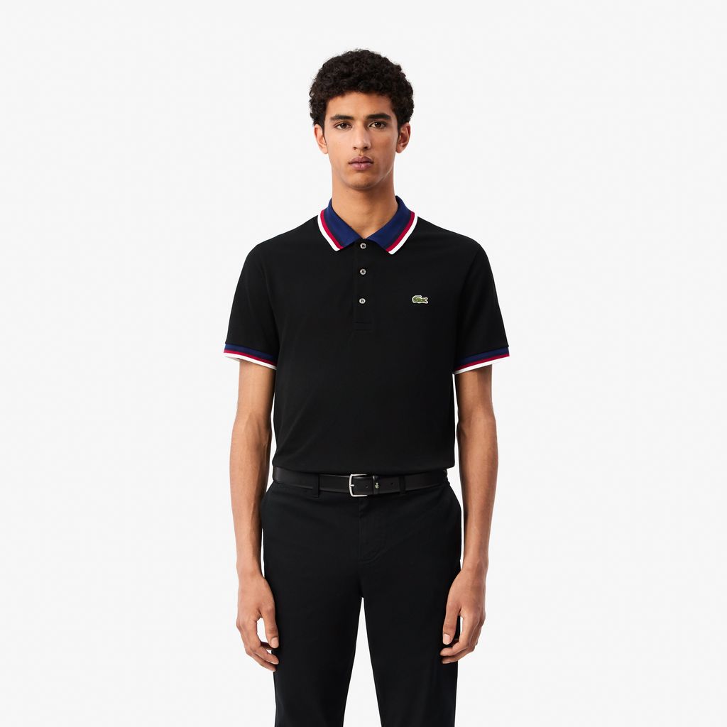Áo Polo Lacoste Nam Piqué Dáng Suông Co Giãn