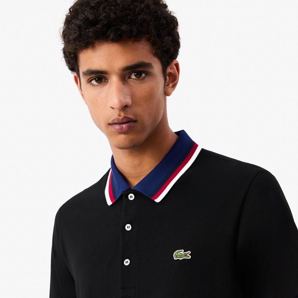 Áo Polo Lacoste Nam Piqué Dáng Suông Co Giãn