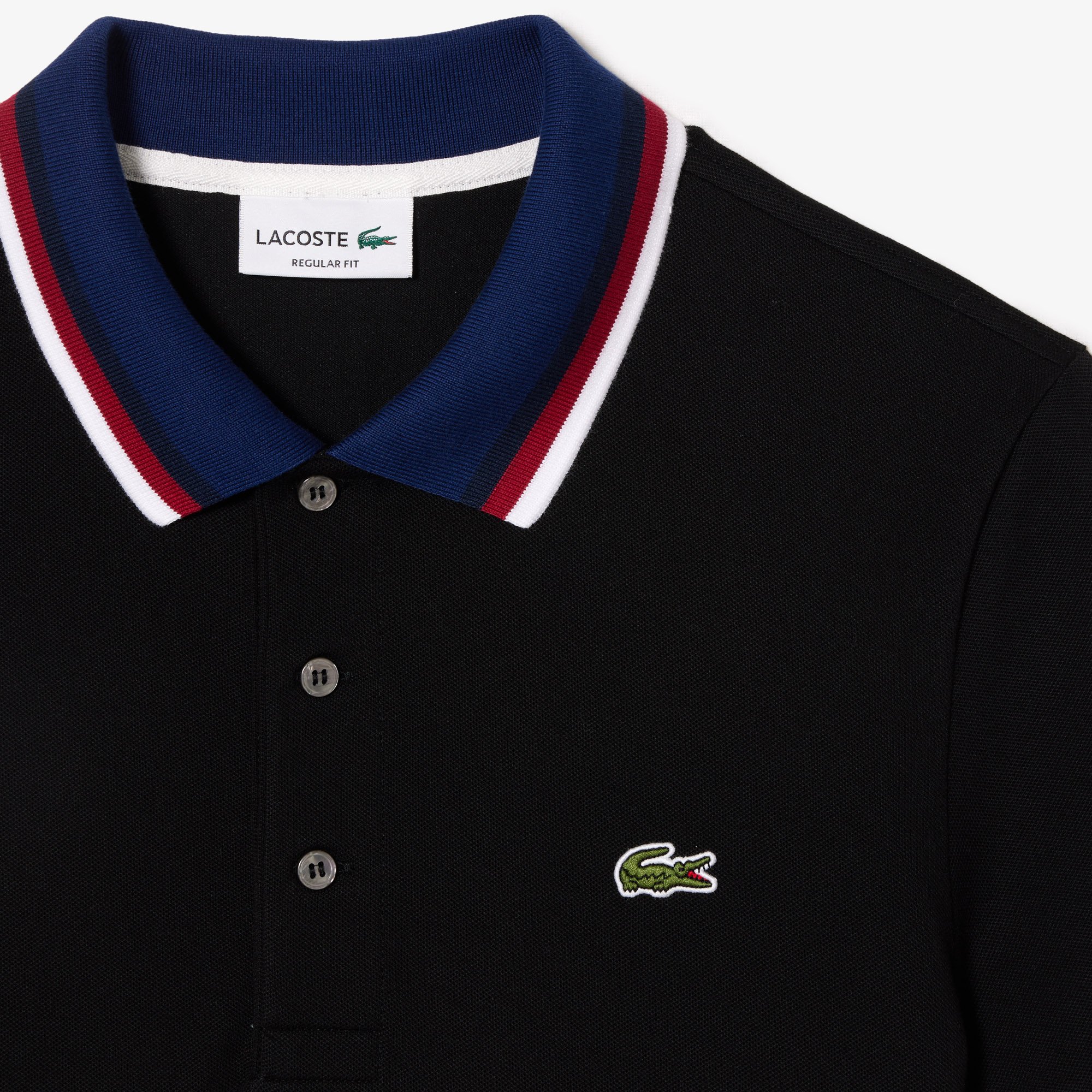 Áo Polo Lacoste Nam Piqué Dáng Suông Co Giãn