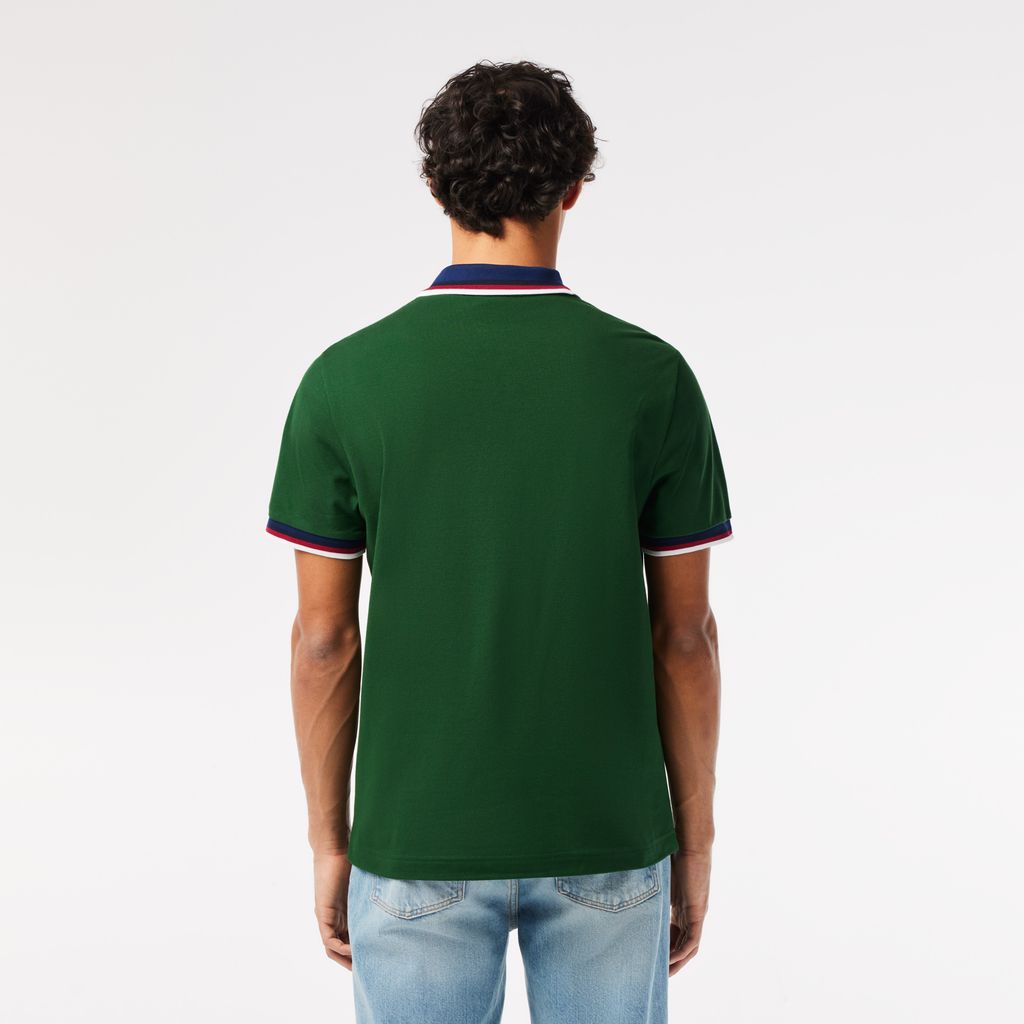 Áo Polo Lacoste Nam Piqué Dáng Suông Co Giãn