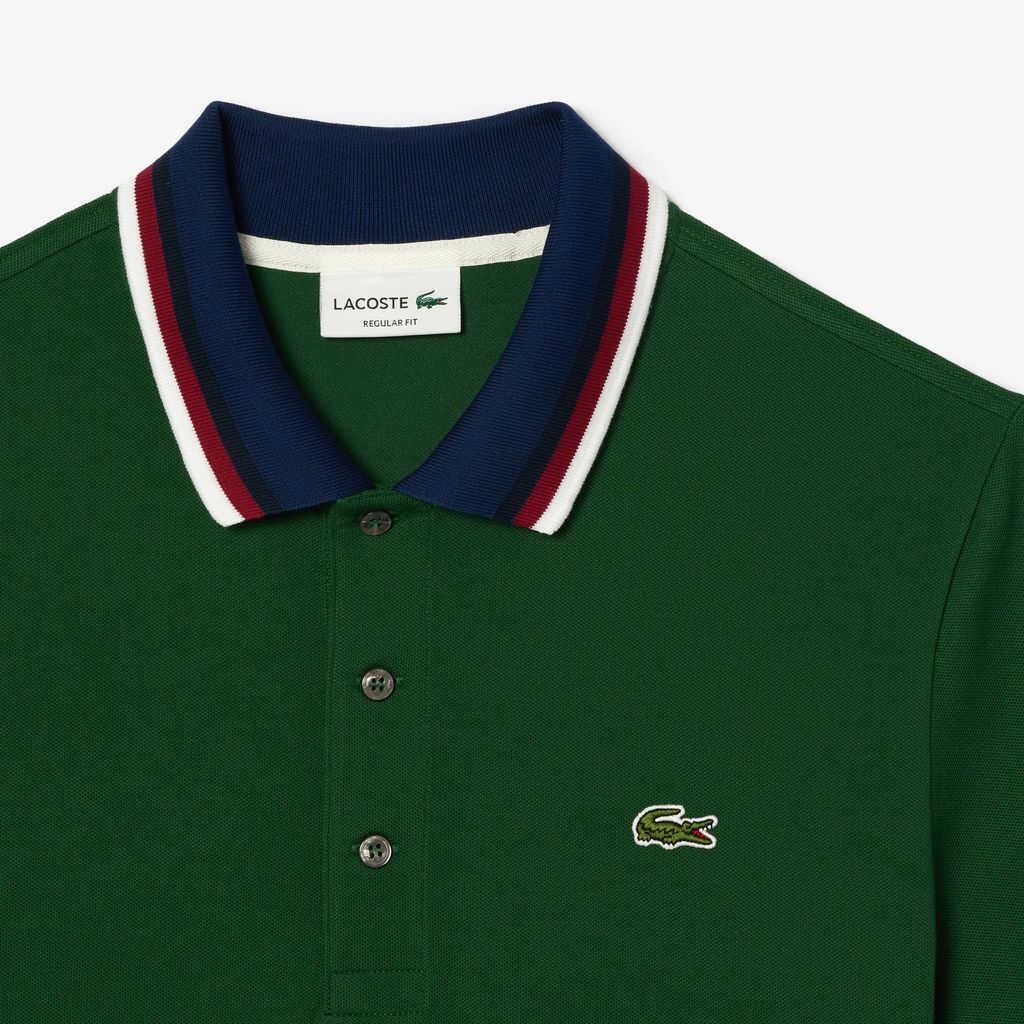 Áo Polo Lacoste Nam Piqué Dáng Suông Co Giãn