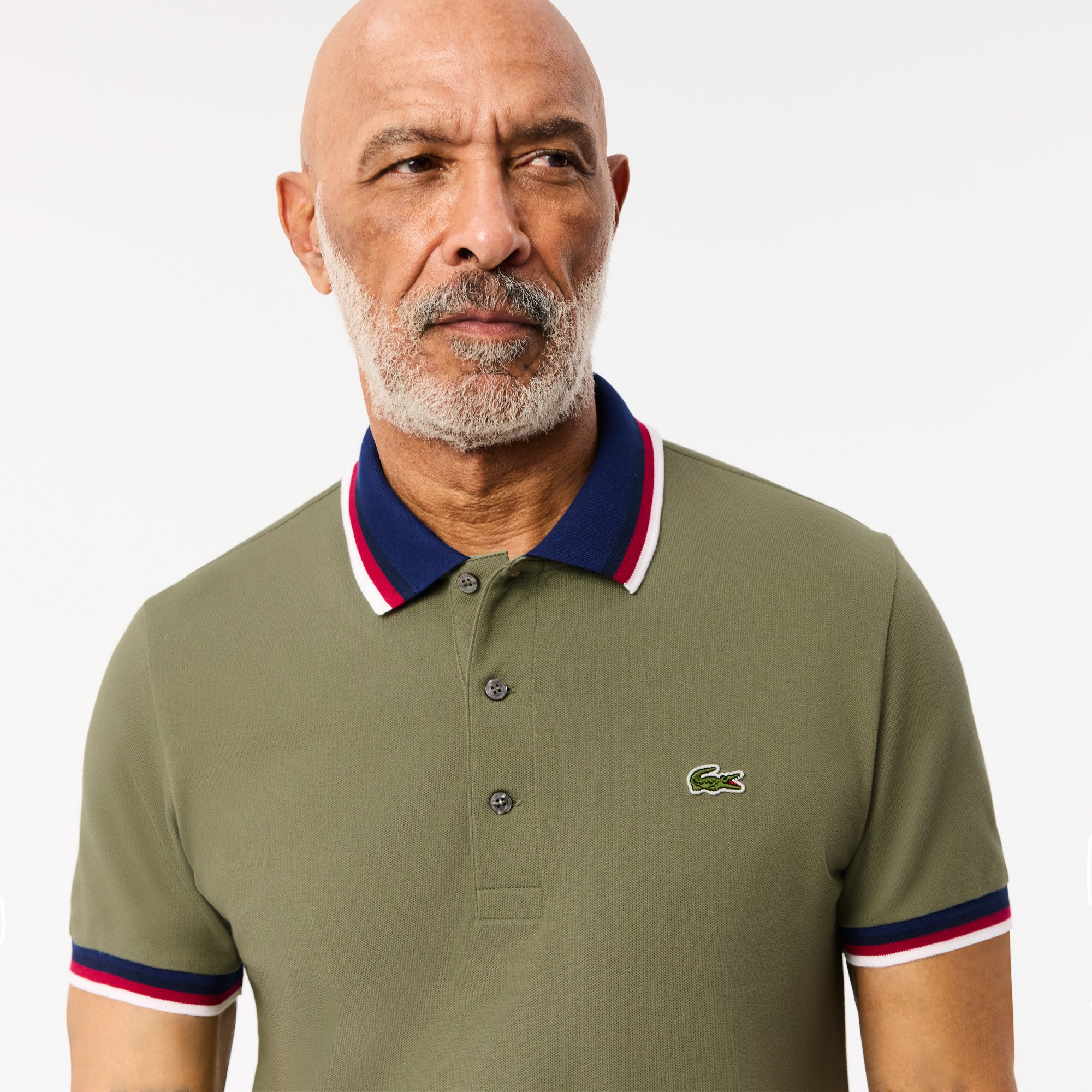 Áo Polo Lacoste Nam Piqué Dáng Suông Co Giãn