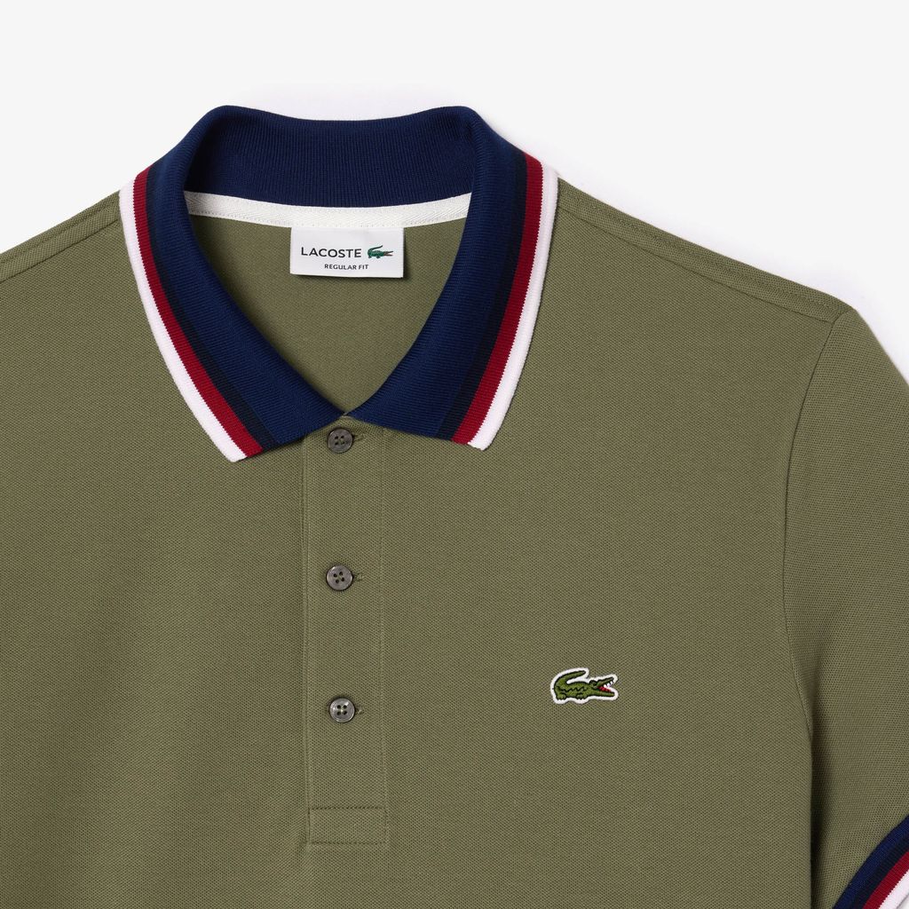 Áo Polo Lacoste Nam Piqué Dáng Suông Co Giãn