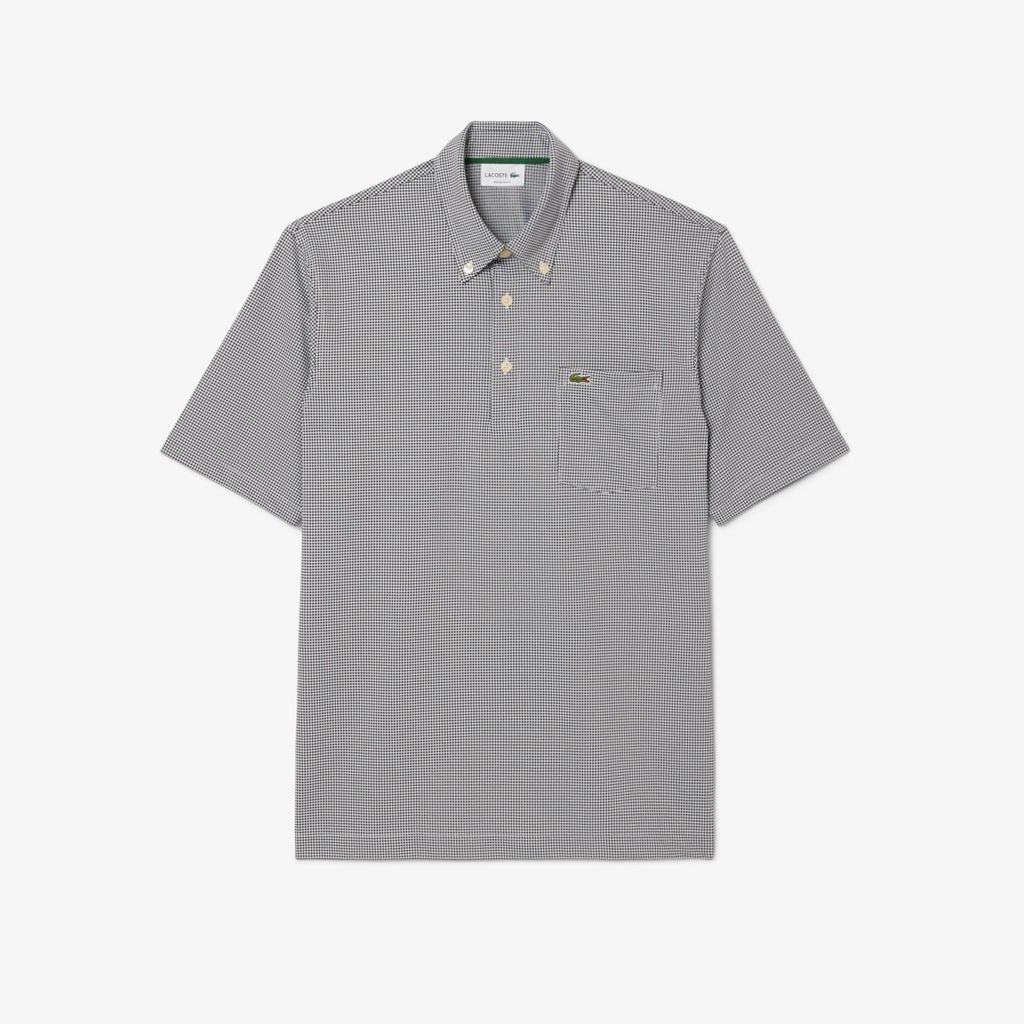 Áo Polo Lacoste Nam Piqué Họa Tiết Caro