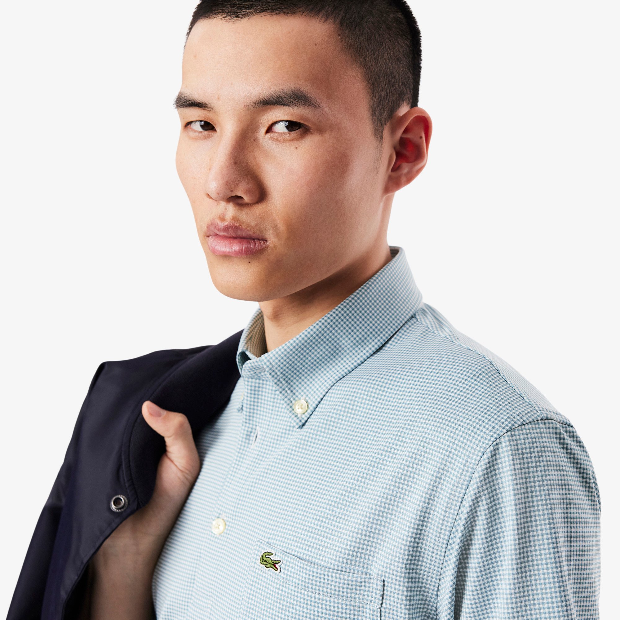 Áo Polo Lacoste Nam Piqué Họa Tiết Caro