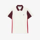 Áo Polo Lacoste Nam Dáng Suông Họa Tiết Colour Block