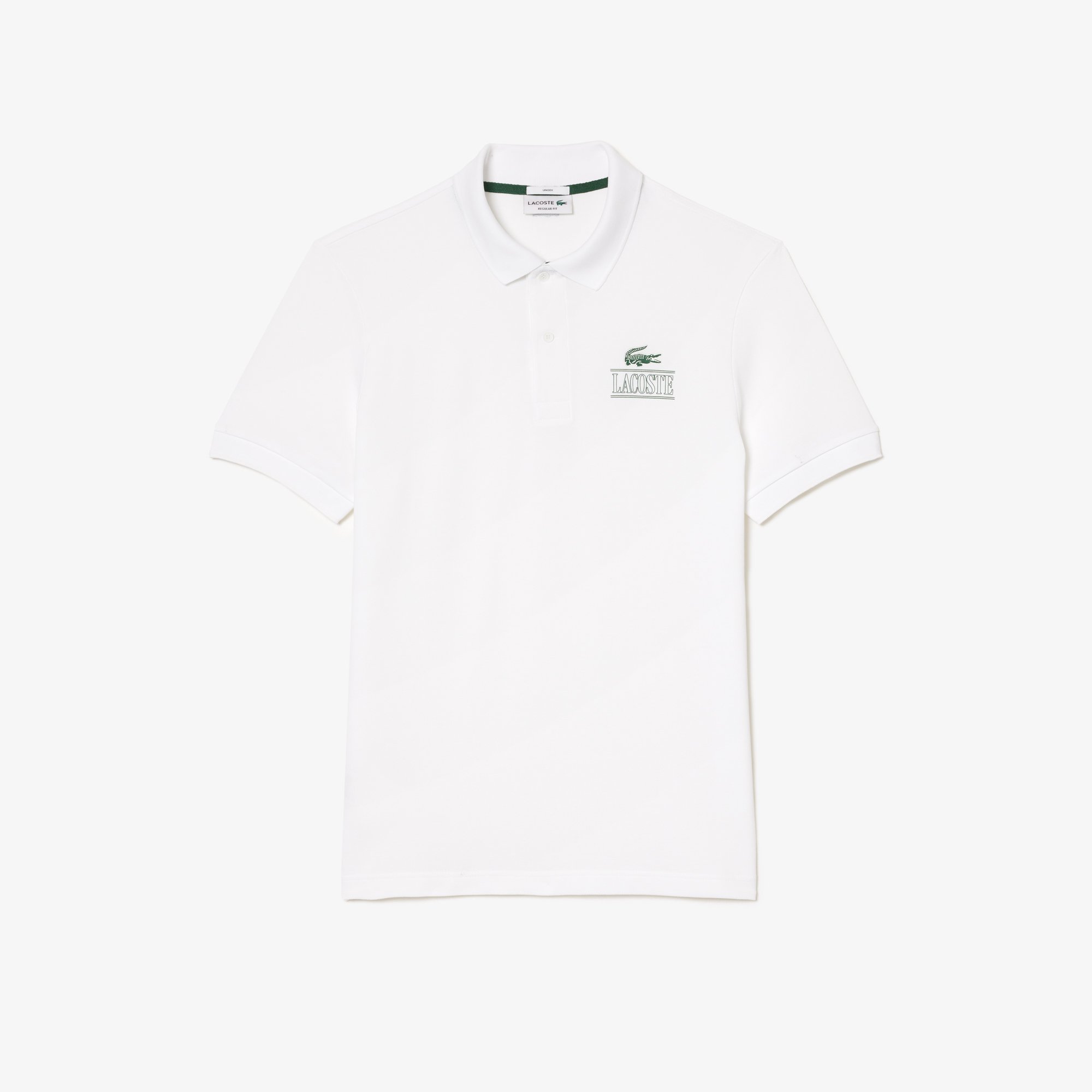 Áo Polo Lacoste Signature Nam Dáng Suông Họa Tiết In