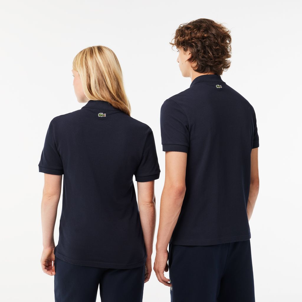 Áo Polo Lacoste Signature Nam Dáng Suông Họa Tiết In