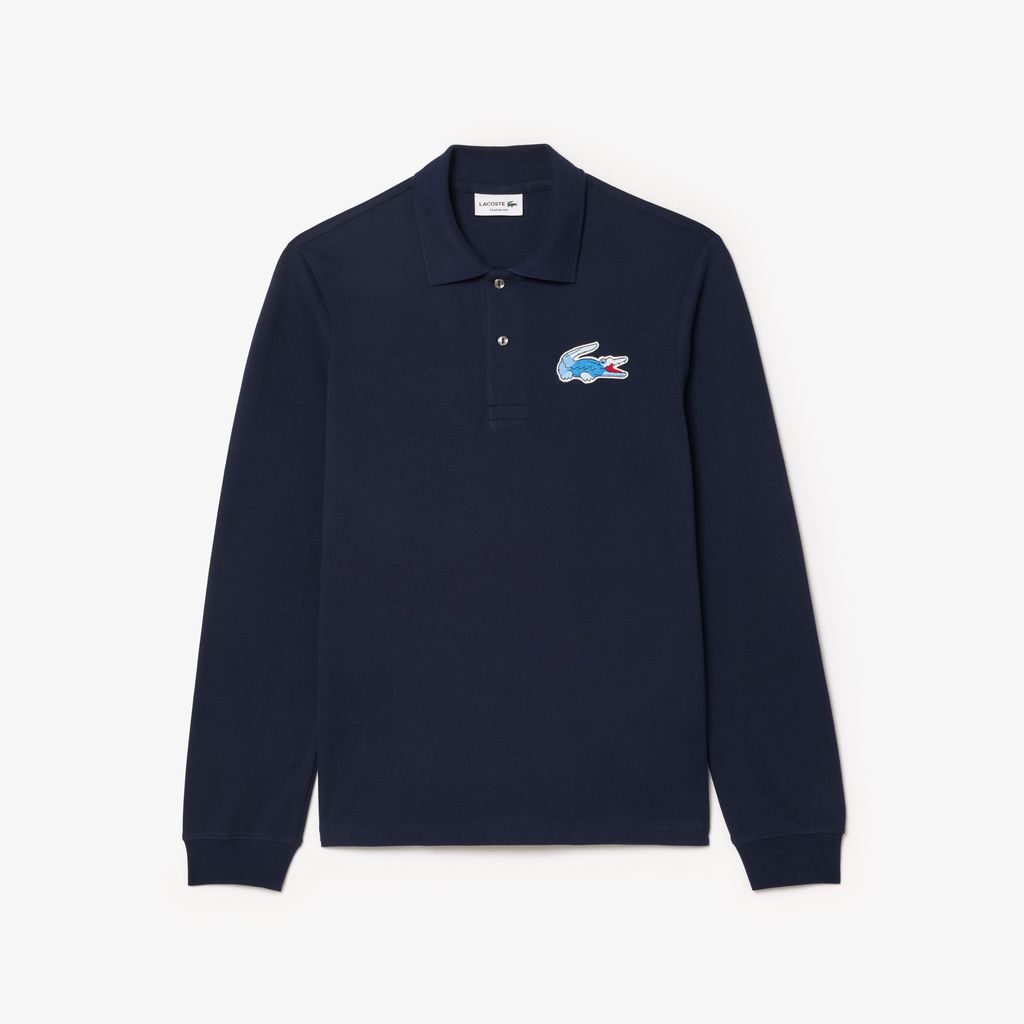 Áo Polo Lacoste Nam Dáng Cổ Điển Huy Hiệu Thêu L.12.12