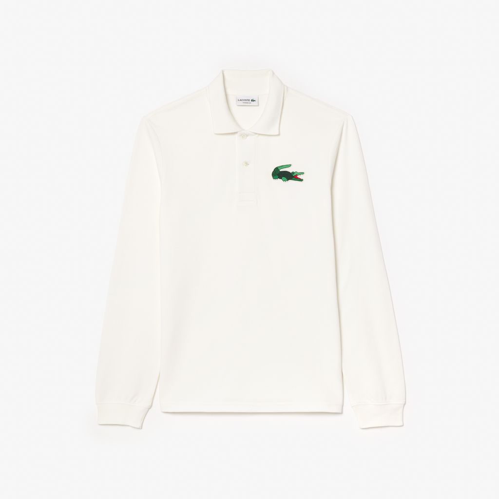 Áo Polo Lacoste Nam Dáng Cổ Điển Huy Hiệu Thêu L.12.12