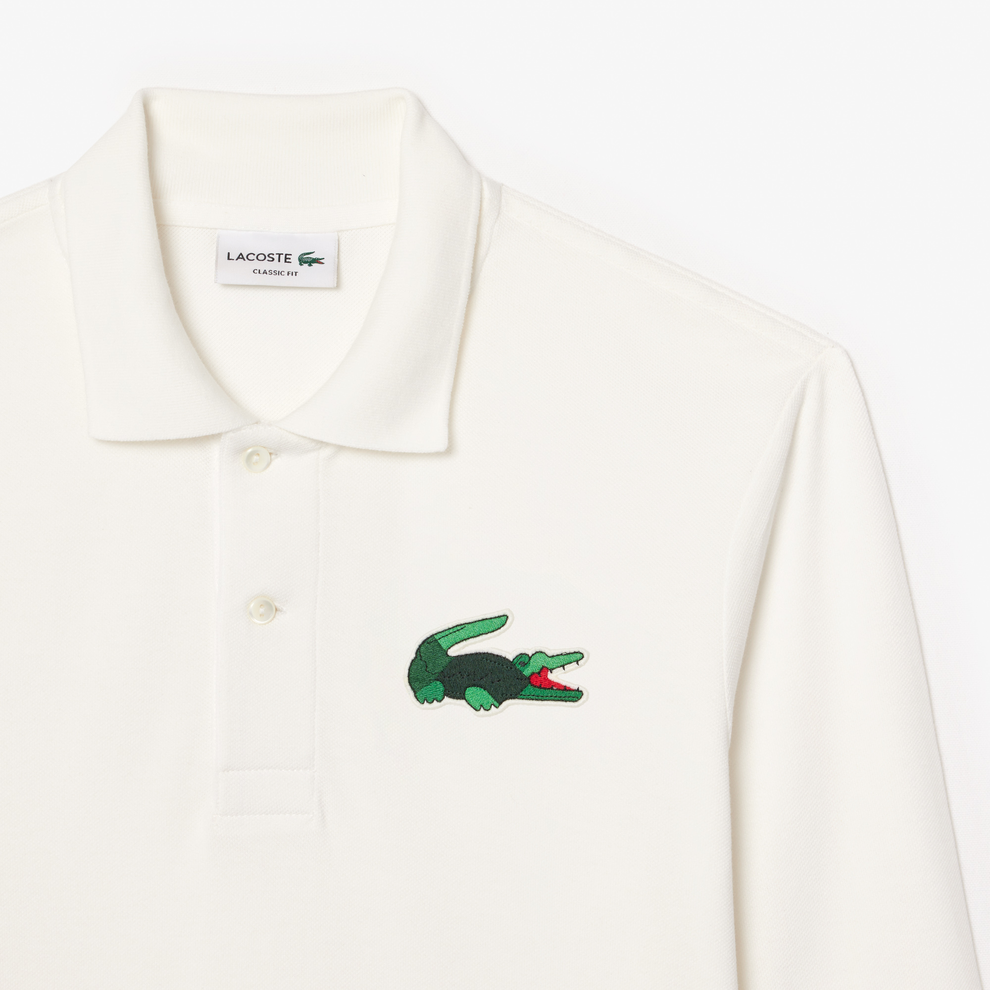 Áo Polo Lacoste Nam Dáng Cổ Điển Huy Hiệu Thêu L.12.12