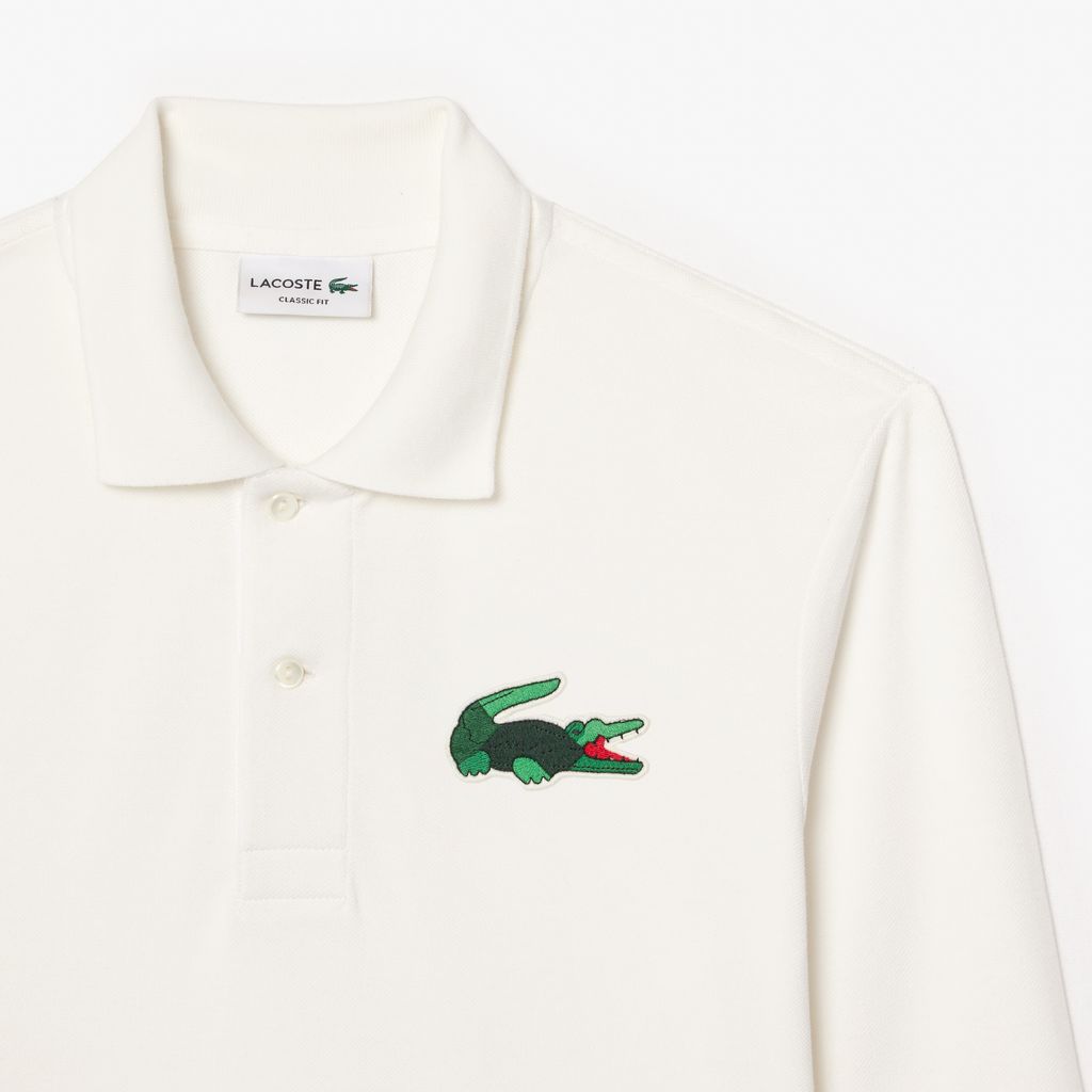 Áo Polo Lacoste Nam Dáng Cổ Điển Huy Hiệu Thêu L.12.12