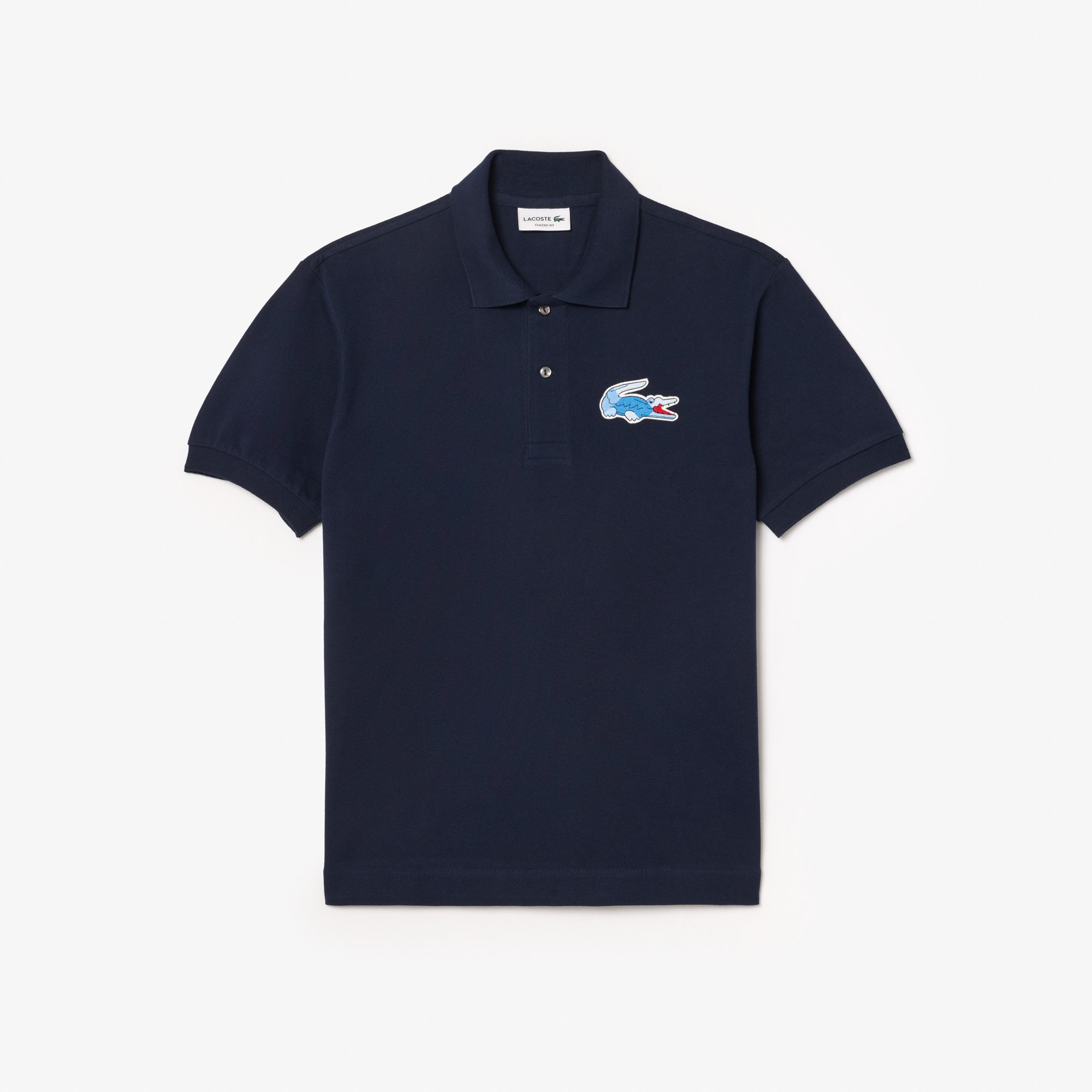 Áo Polo Lacoste Nam Dáng Cổ Điển Huy Hiệu Cá Sấu L.12.12
