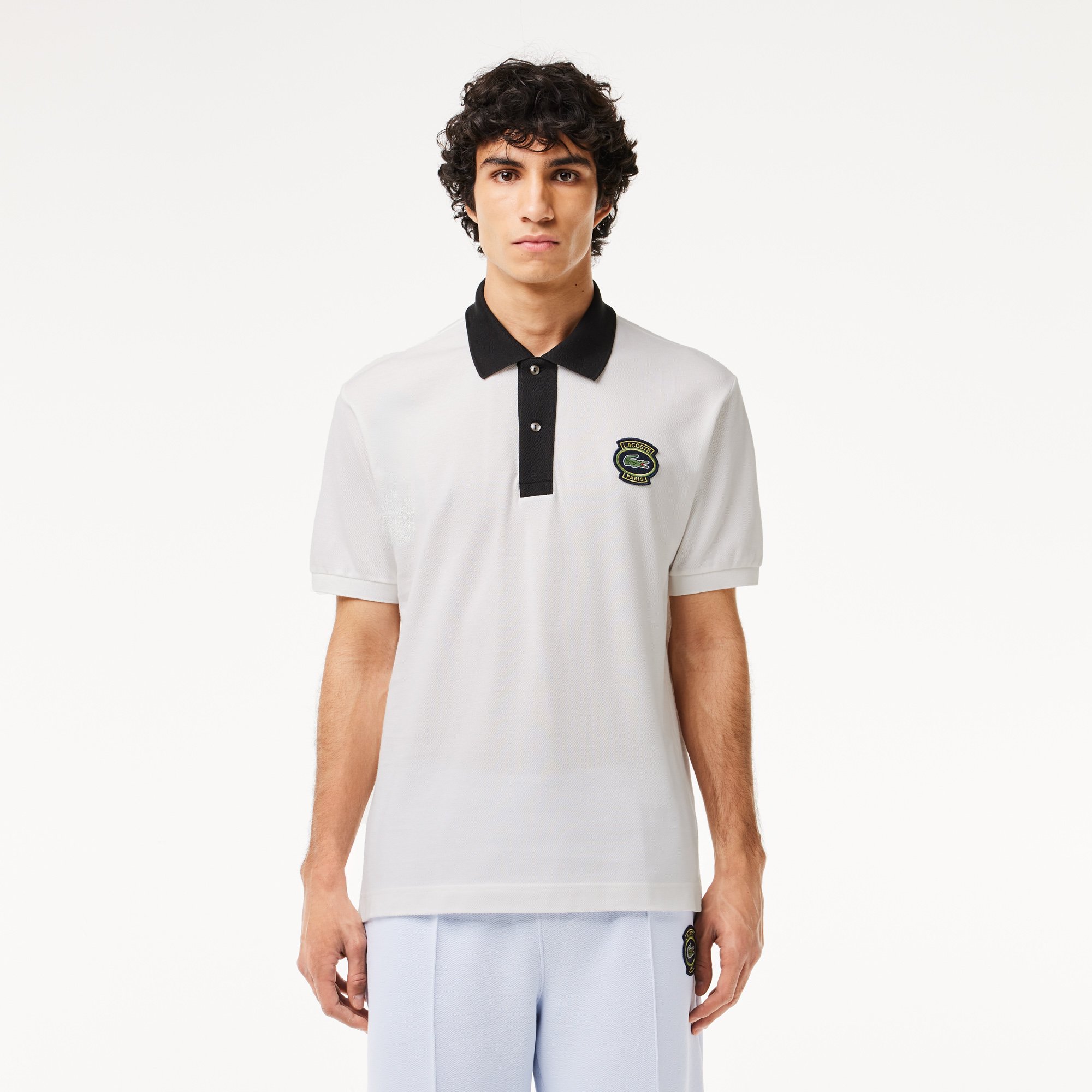 Áo Polo Lacoste Nam L.12.12 Dáng Cổ Điển Có Huy Hiệu