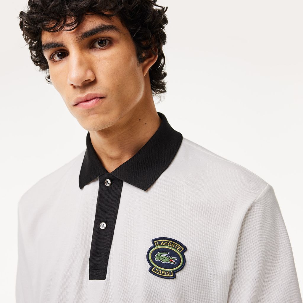 Áo Polo Lacoste Nam L.12.12 Dáng Cổ Điển Có Huy Hiệu