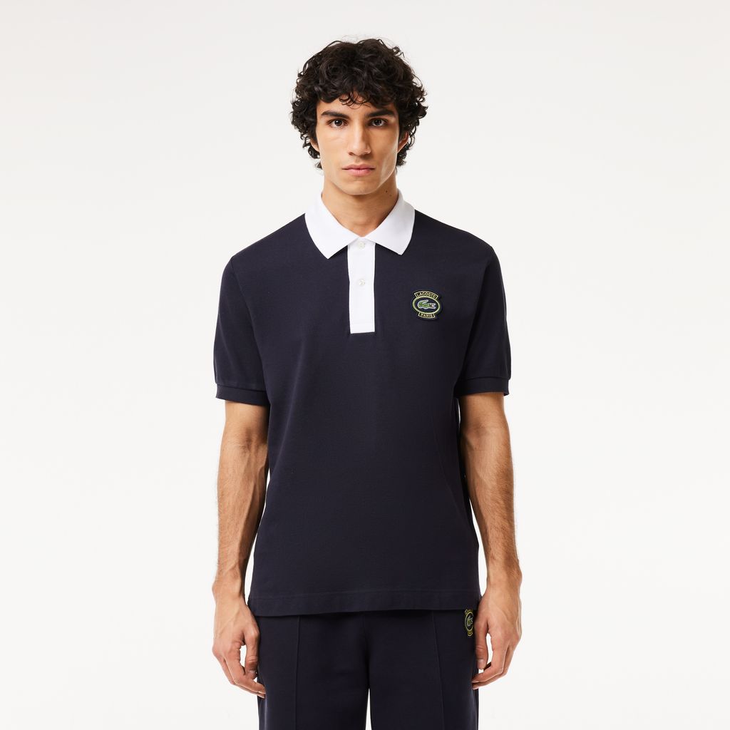 Áo Polo Lacoste Nam L.12.12 Dáng Cổ Điển Có Huy Hiệu