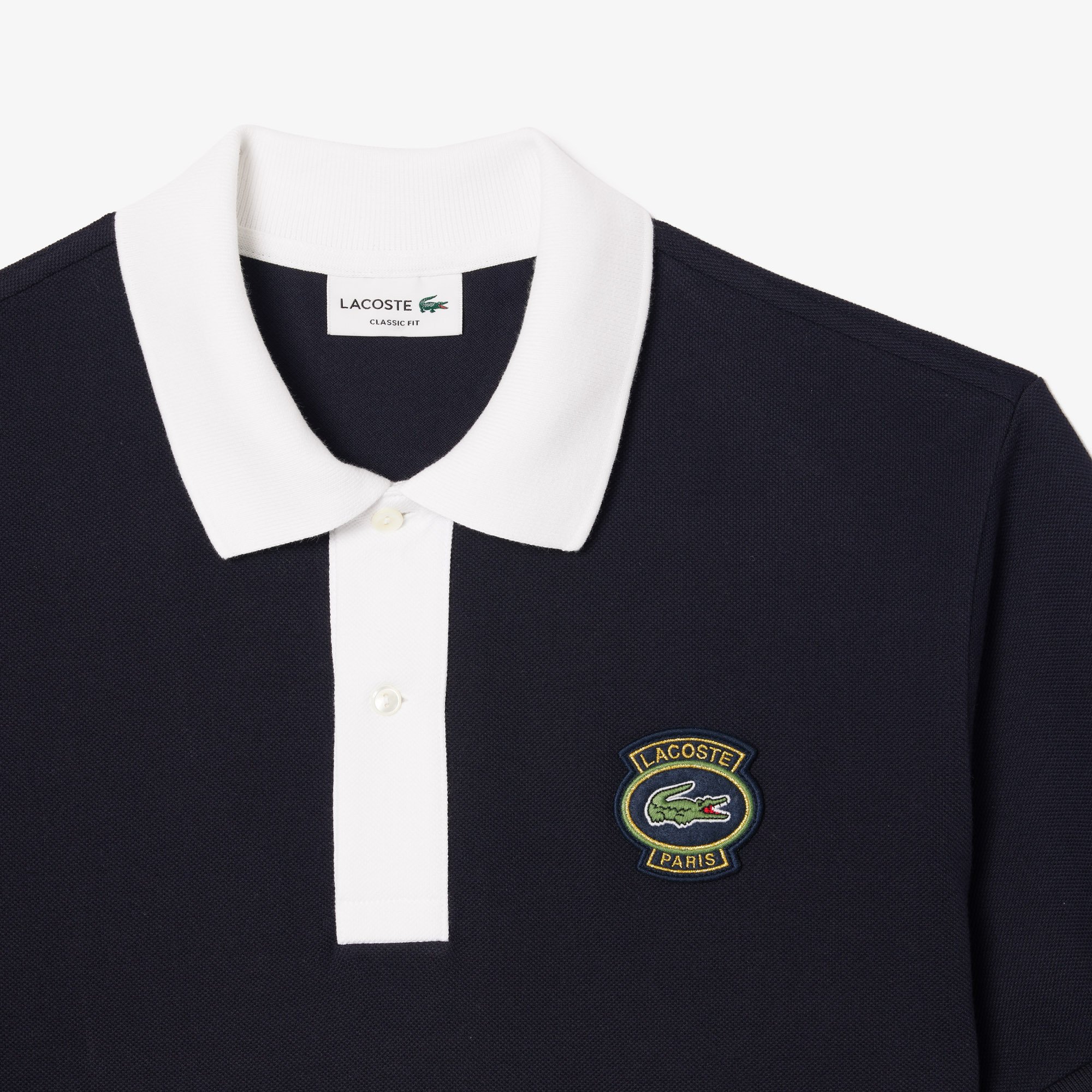 Áo Polo Lacoste Nam L.12.12 Dáng Cổ Điển Có Huy Hiệu