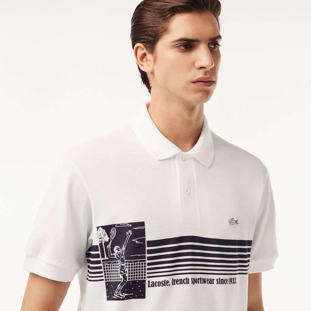 Áo Polo Lacoste Nam L.12.12 Dáng Cổ Điển Sản Xuất Tại Pháp