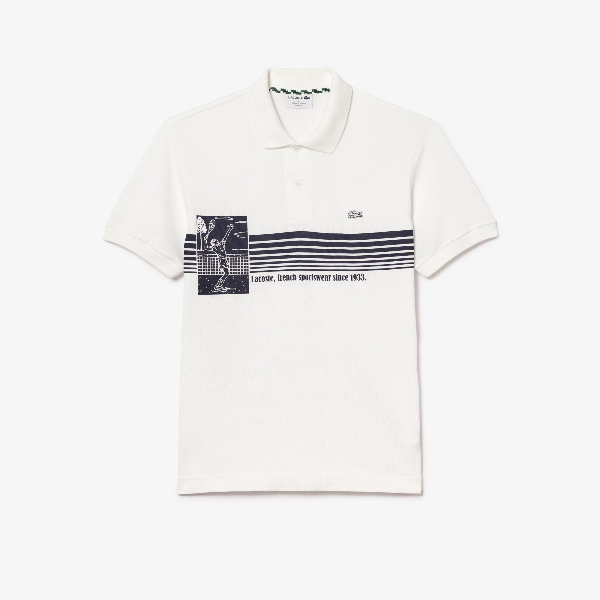 Áo Polo Lacoste Nam L.12.12 Dáng Cổ Điển Sản Xuất Tại Pháp