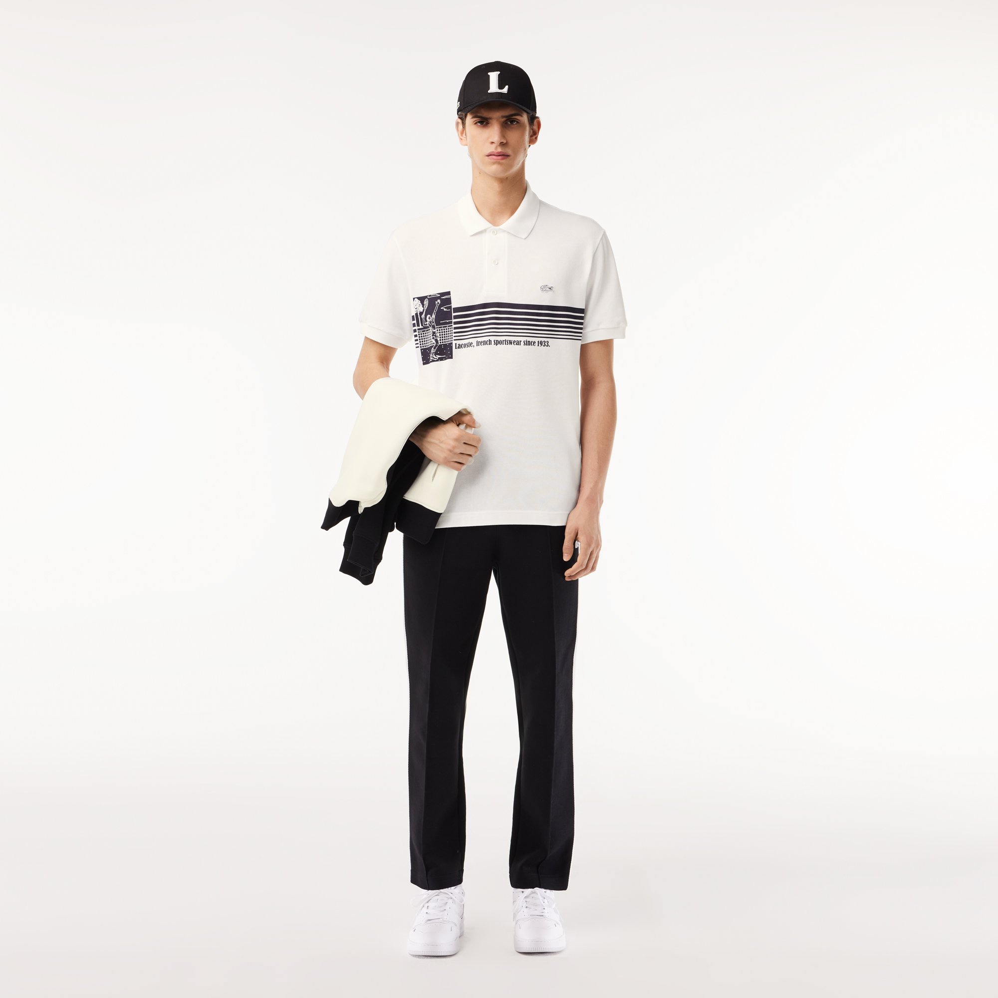 Áo Polo Lacoste Nam L.12.12 Dáng Cổ Điển Sản Xuất Tại Pháp
