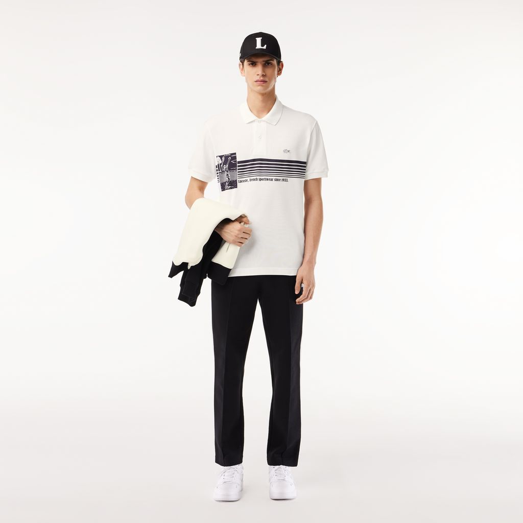 Áo Polo Lacoste Nam L.12.12 Dáng Cổ Điển Sản Xuất Tại Pháp