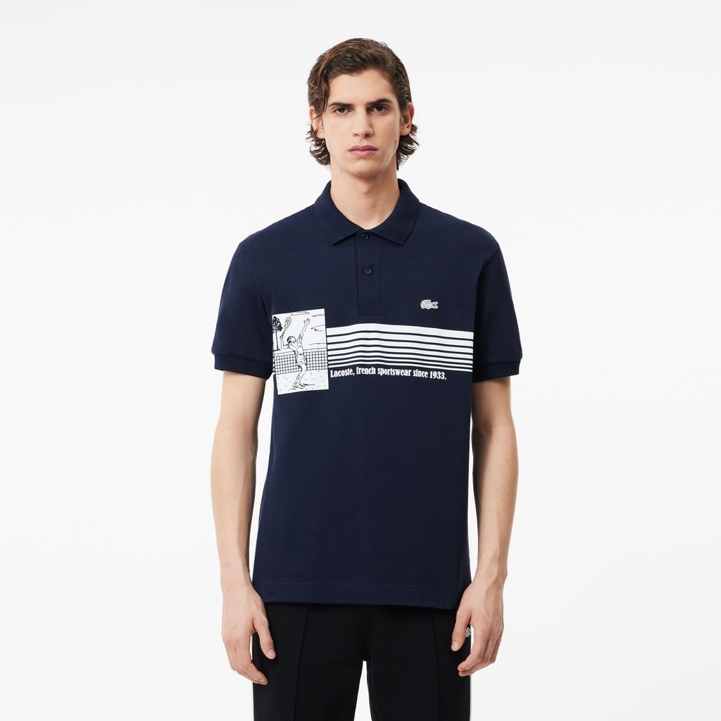 Áo Polo Lacoste Nam L.12.12 Dáng Cổ Điển Sản Xuất Tại Pháp
