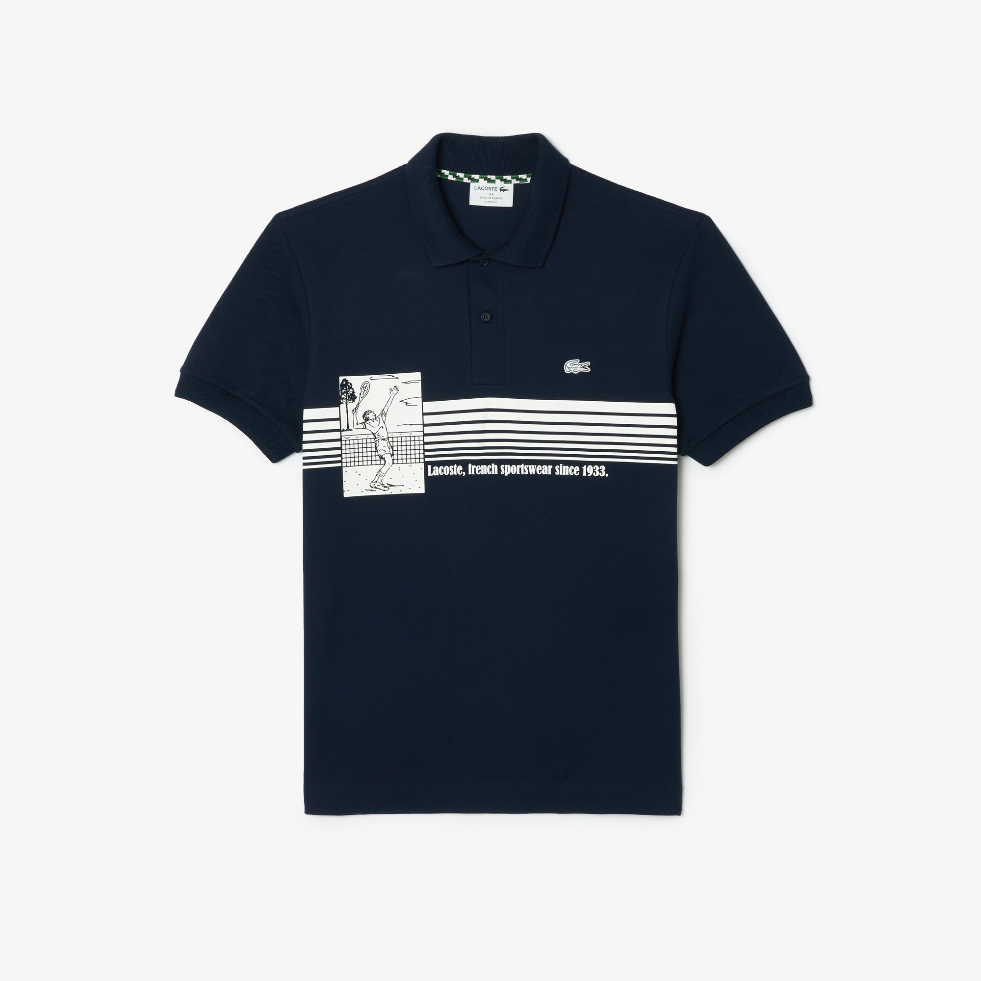 Áo Polo Lacoste Nam L.12.12 Dáng Cổ Điển Sản Xuất Tại Pháp