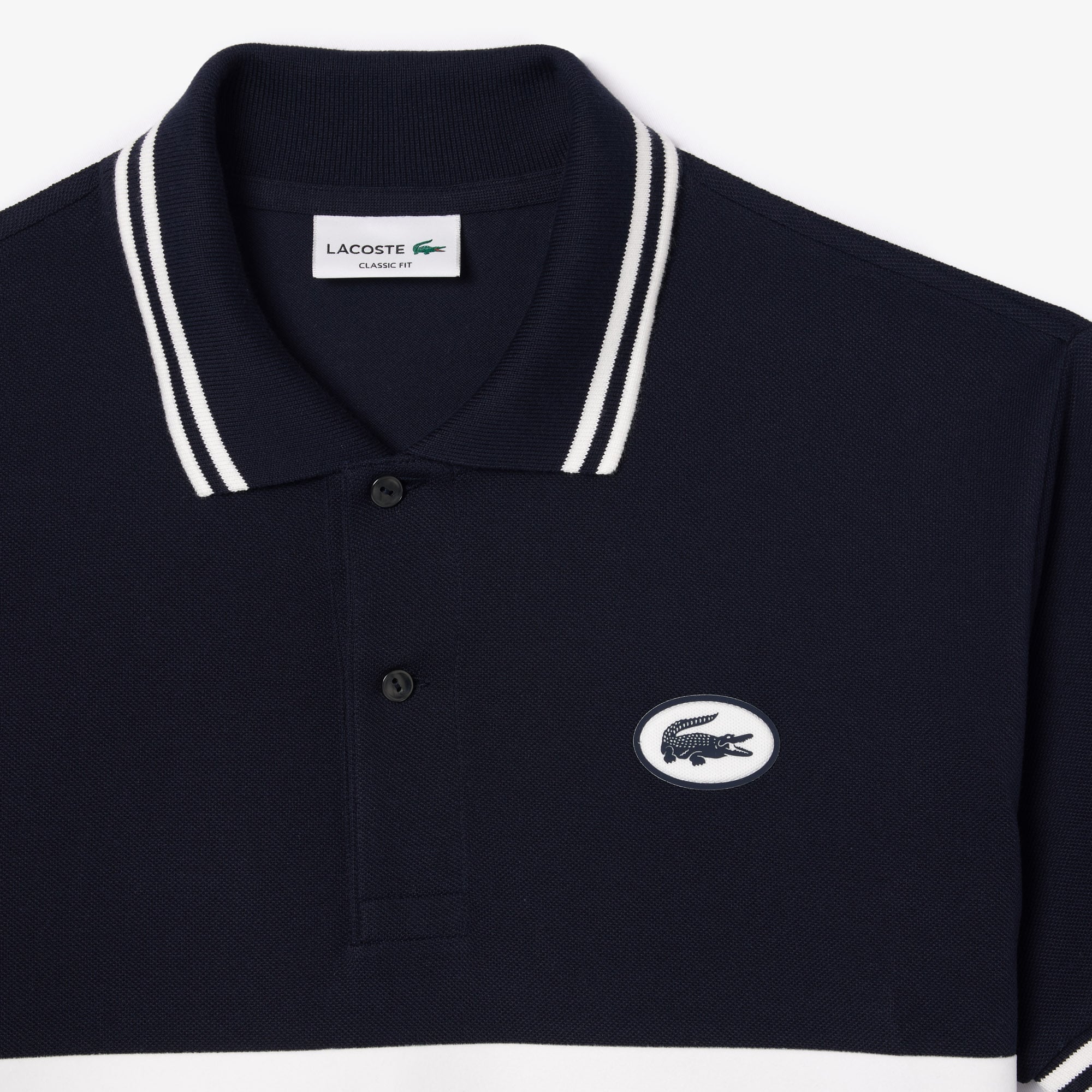 Áo Polo Lacoste Nam L.12.12 Dáng Cổ Điển Có Huy Hiệu