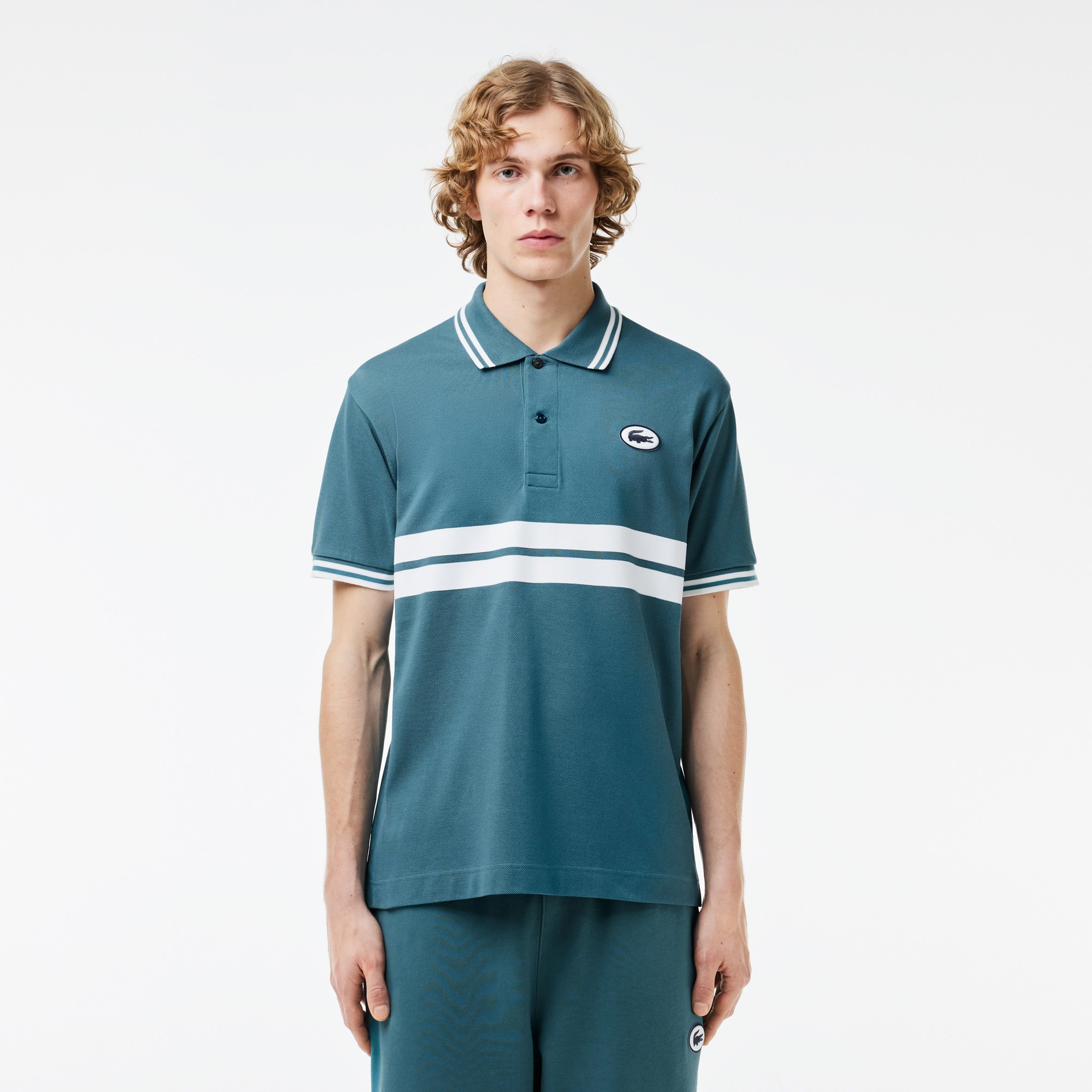 Áo Polo Lacoste Nam L.12.12 Dáng Cổ Điển Có Huy Hiệu