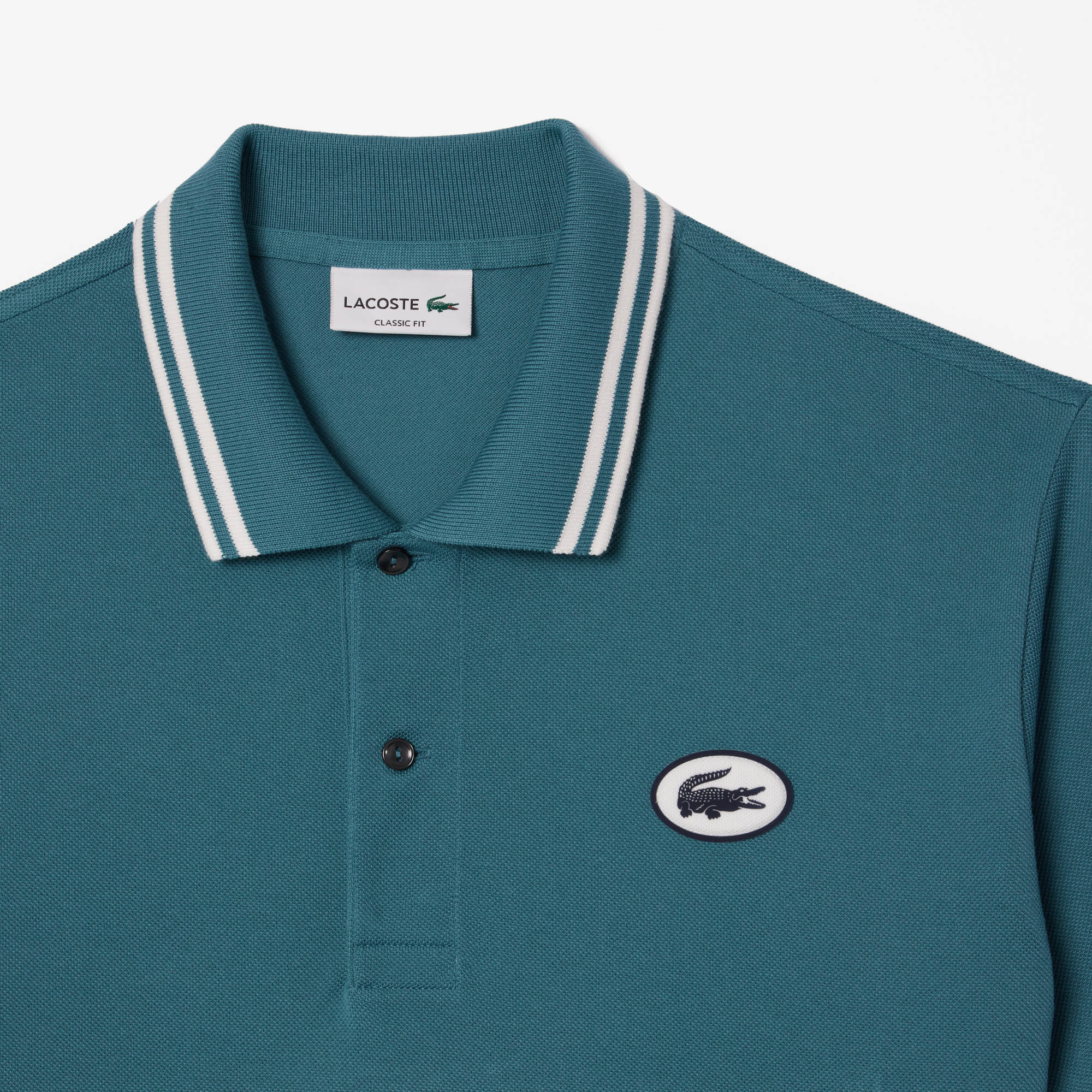 Áo Polo Lacoste Nam L.12.12 Dáng Cổ Điển Có Huy Hiệu