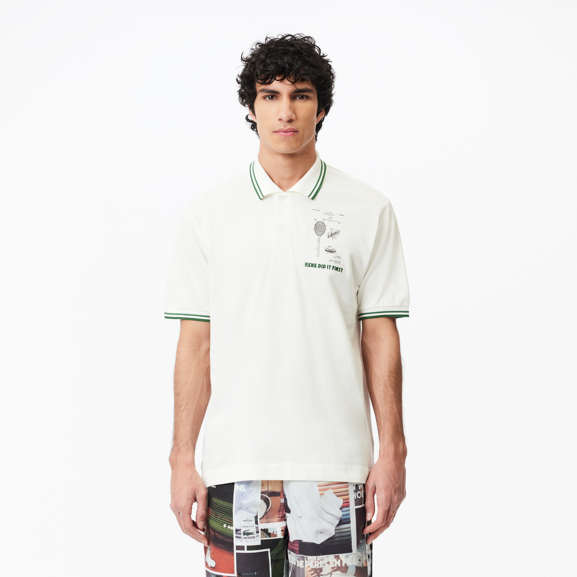 Áo Polo Lacoste Nam L.12.12 Dáng Cổ Điển Chất Liệu Petit Piqué