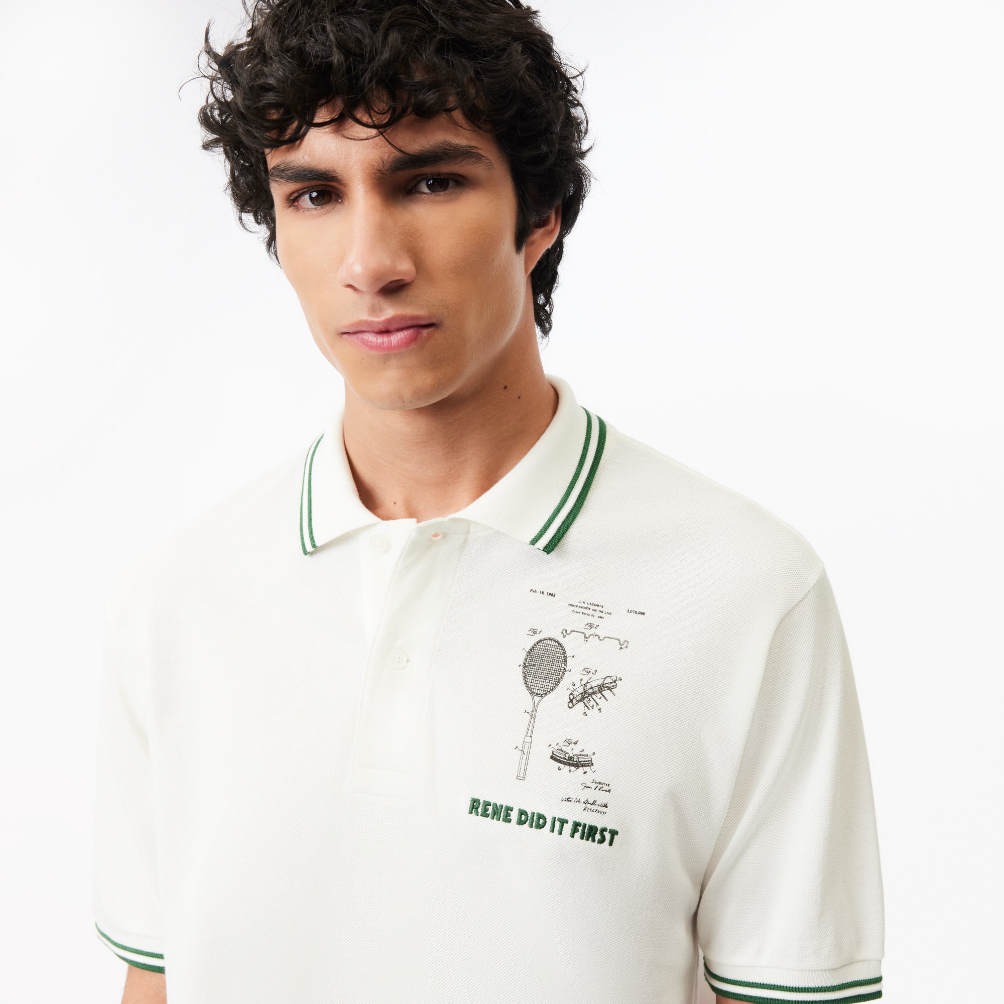 Áo Polo Lacoste Nam L.12.12 Dáng Cổ Điển Chất Liệu Petit Piqué
