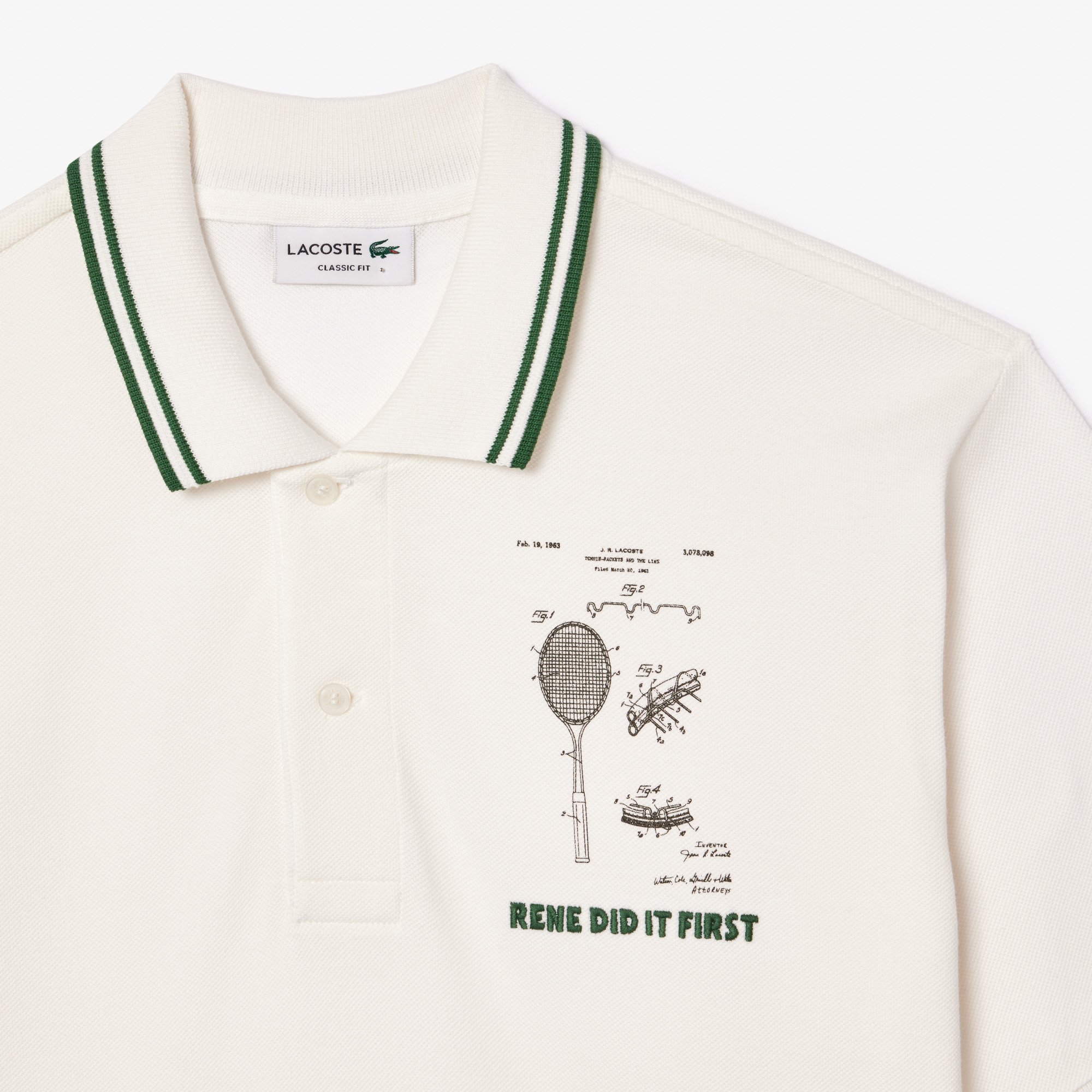 Áo Polo Lacoste Nam L.12.12 Dáng Cổ Điển Chất Liệu Petit Piqué