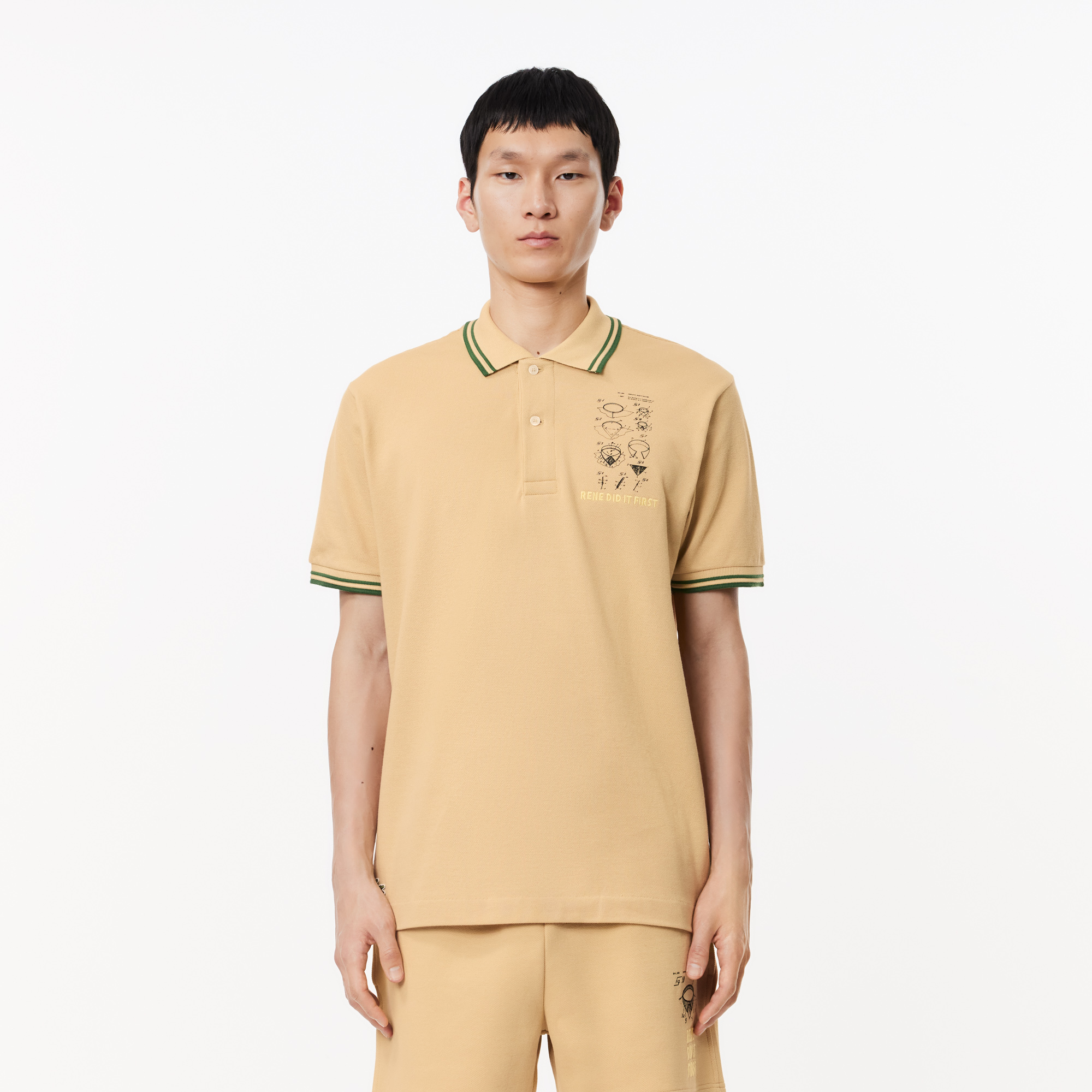 Áo Polo Lacoste Nam L.12.12 Dáng Cổ Điển Chất Liệu Petit Piqué