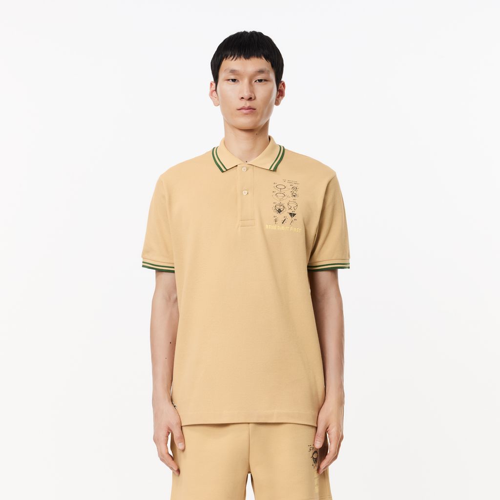 Áo Polo Lacoste Nam L.12.12 Dáng Cổ Điển Chất Liệu Petit Piqué