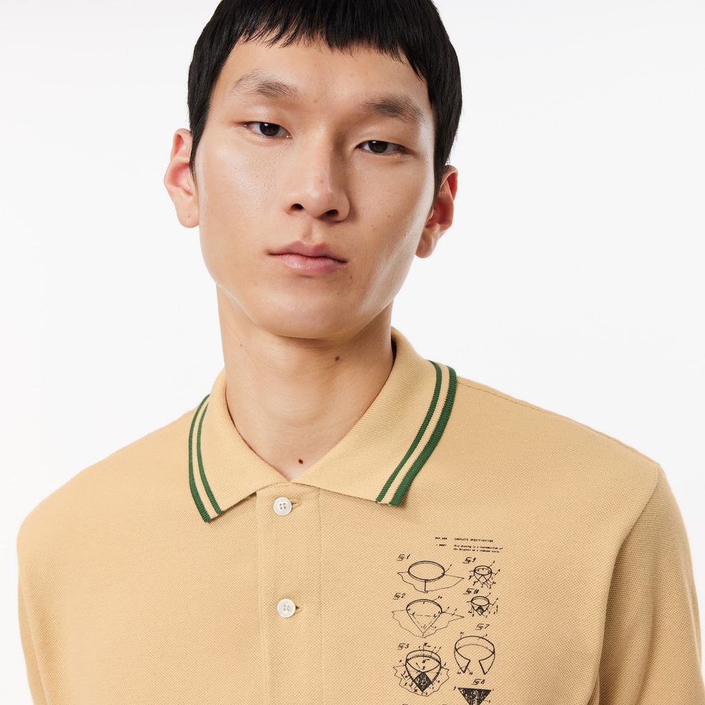 Áo Polo Lacoste Nam L.12.12 Dáng Cổ Điển Chất Liệu Petit Piqué