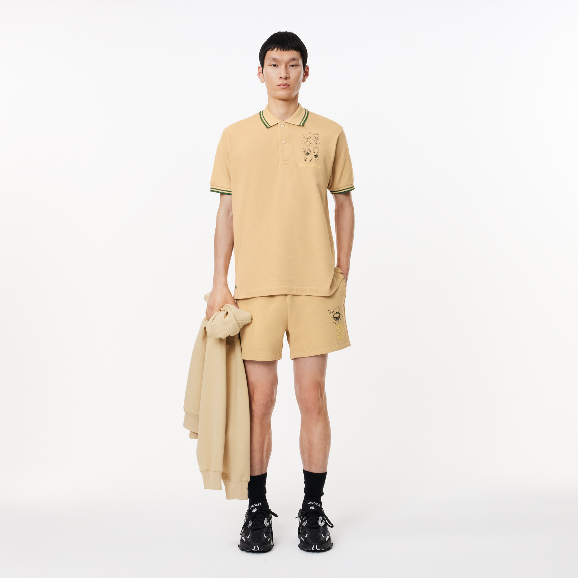 Áo Polo Lacoste Nam L.12.12 Dáng Cổ Điển Chất Liệu Petit Piqué