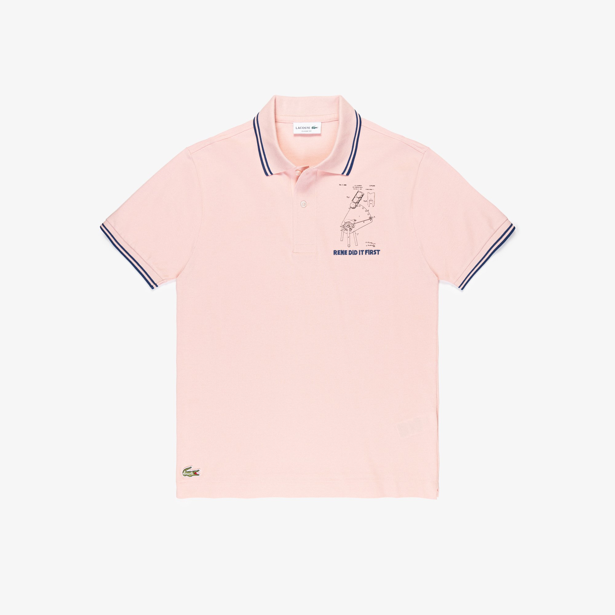 Áo Polo Lacoste Nam L.12.12 Dáng Cổ Điển Chất Liệu Petit Piqué