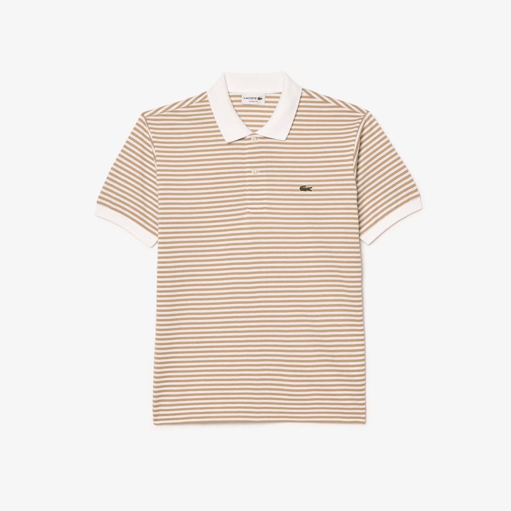 Áo Polo Lacoste Nam Original L.12.12 Sọc Chất Liệu Cotton