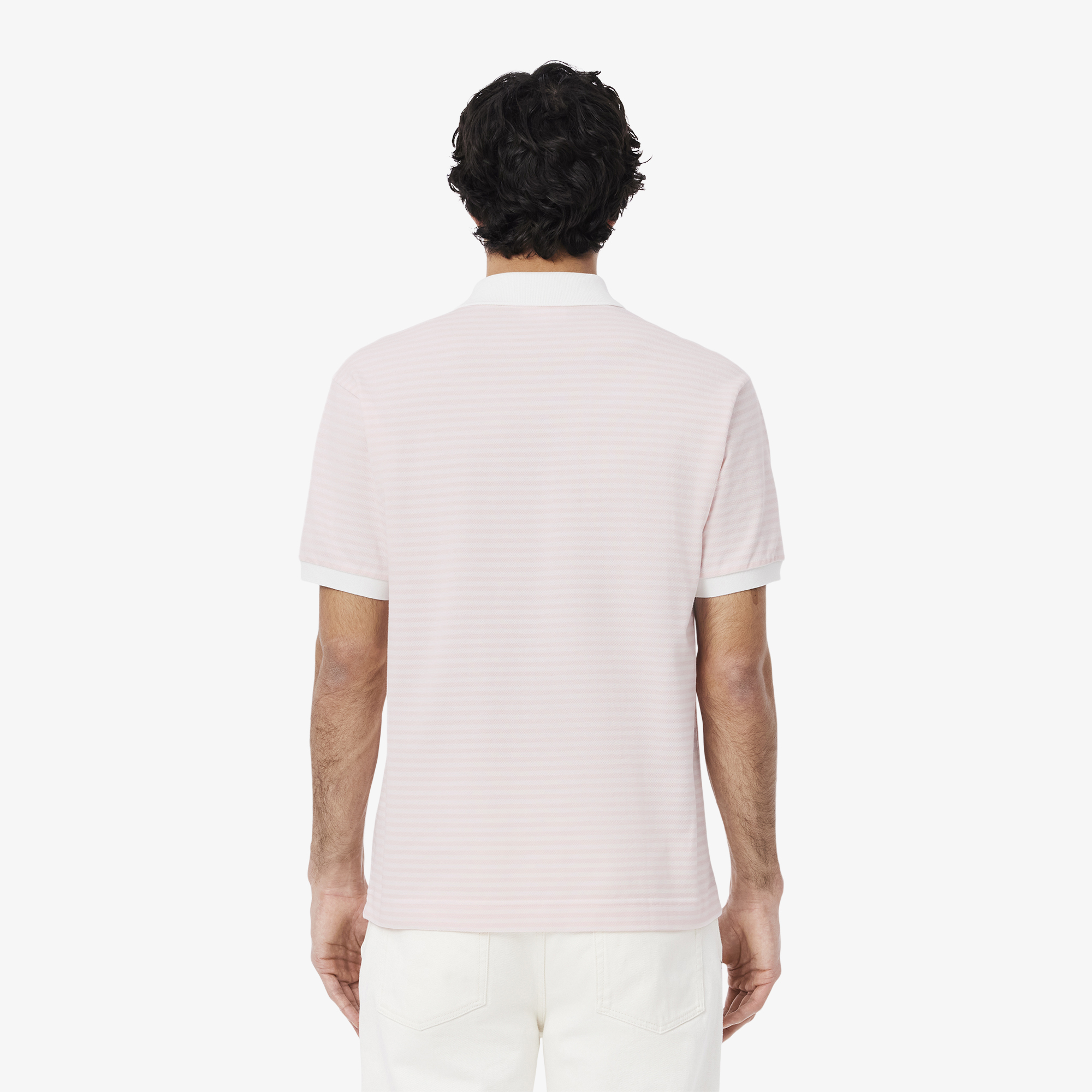 Áo Polo Lacoste Nam Original L.12.12 Sọc Chất Liệu Cotton