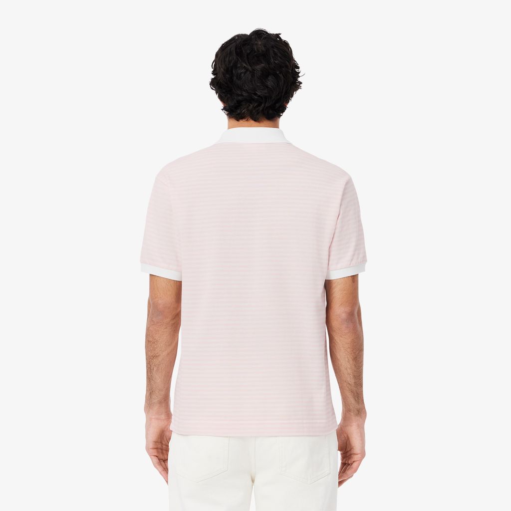 Áo Polo Lacoste Nam Original L.12.12 Sọc Chất Liệu Cotton