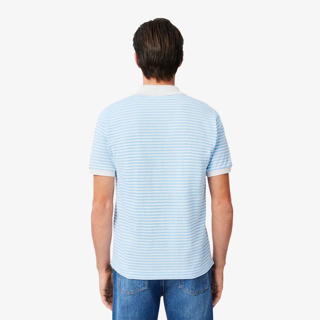 Áo Polo Lacoste Nam Original L.12.12 Sọc Chất Liệu Cotton