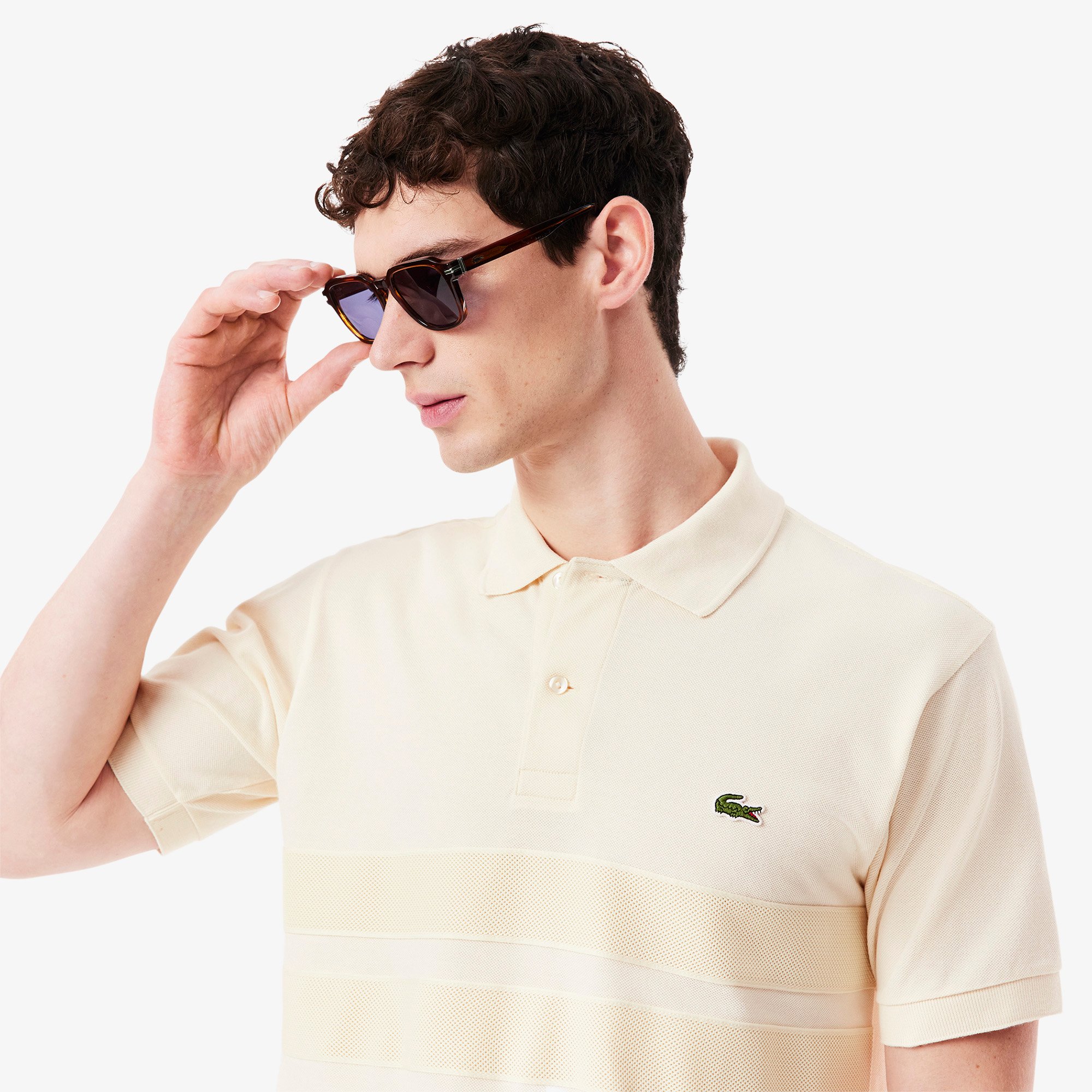 Áo Polo Lacoste Nam L.12.12 Dáng Cổ Điển Sản Xuất Tại Pháp
