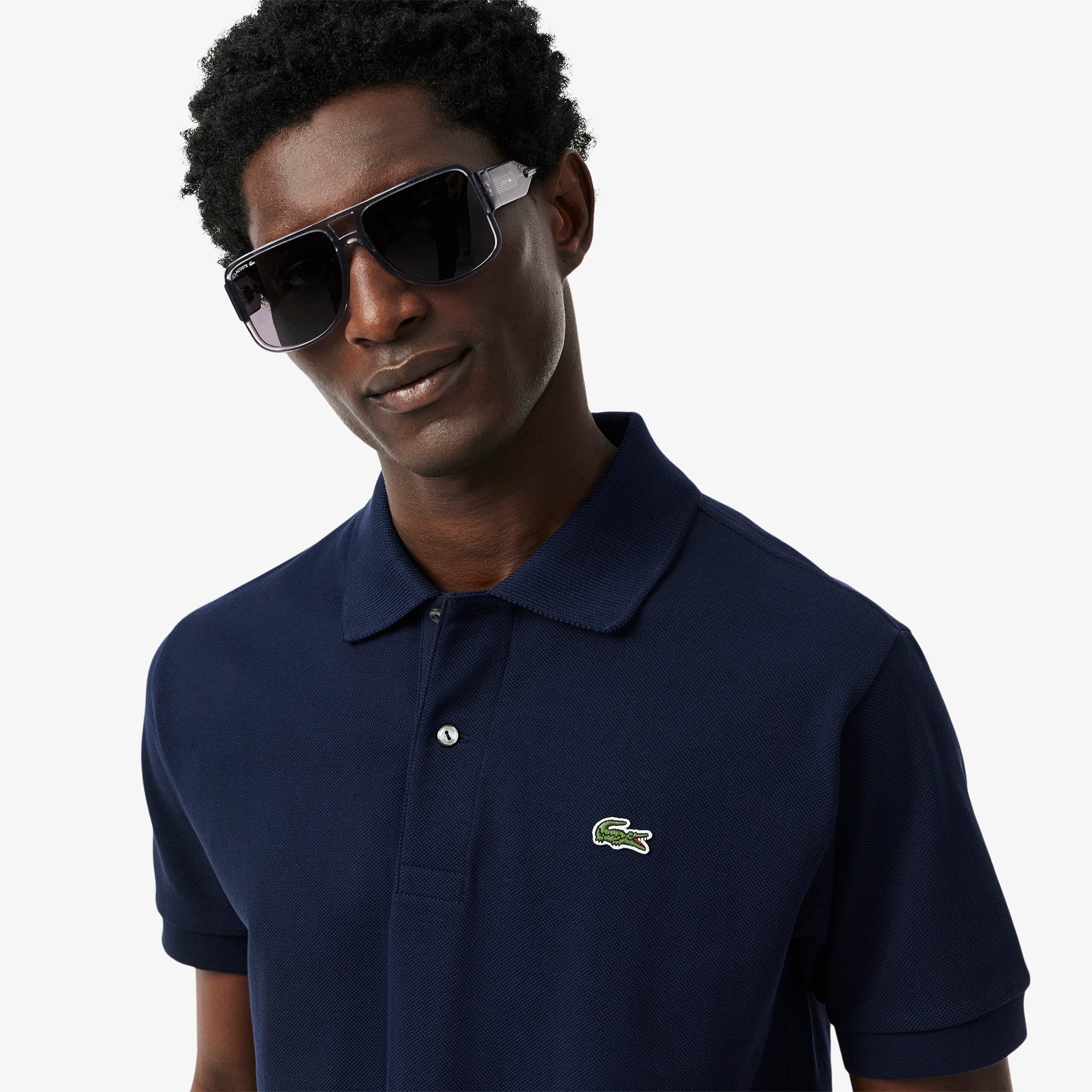 Áo Polo Lacoste Nam L.12.12 Dáng Cổ Điển Chất Liệu Piqué Dày